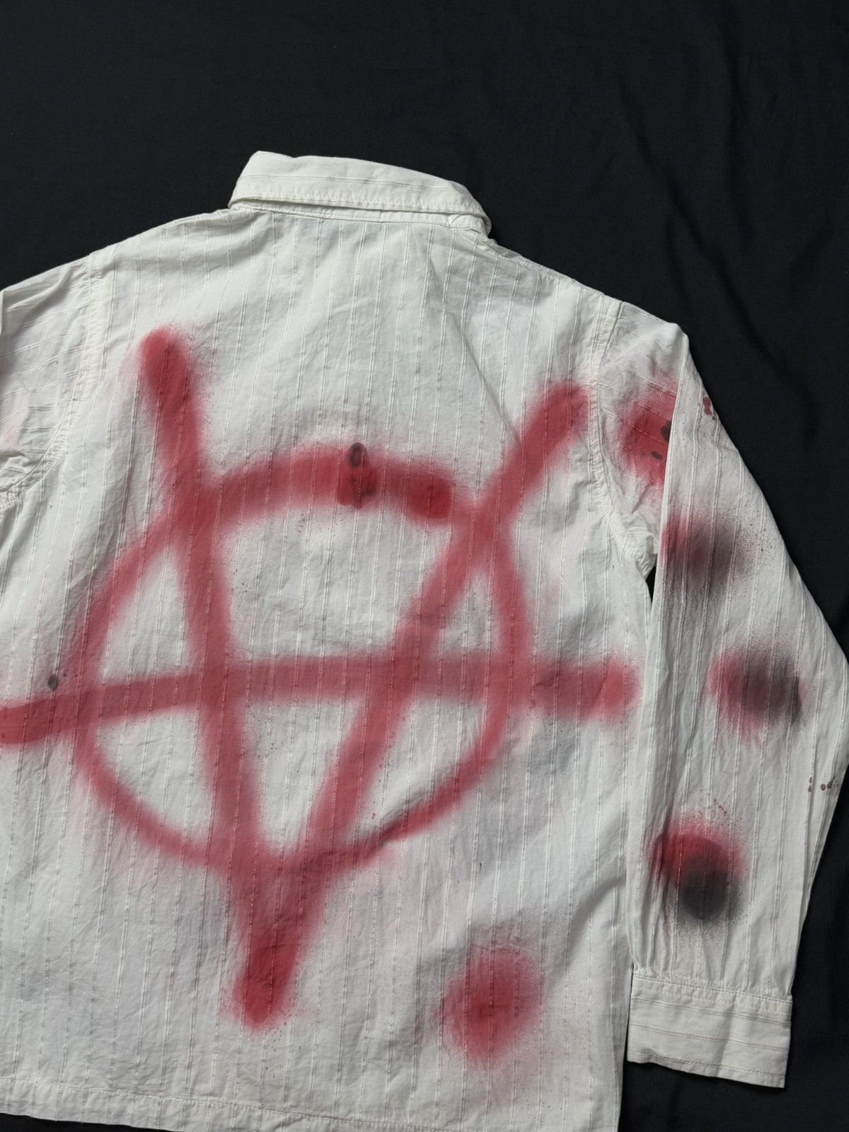 Undercover Undercover Half Button Shirt Anarchy Sprayed Size US S / EU 44-46 / 1 - 4 Thumbnail