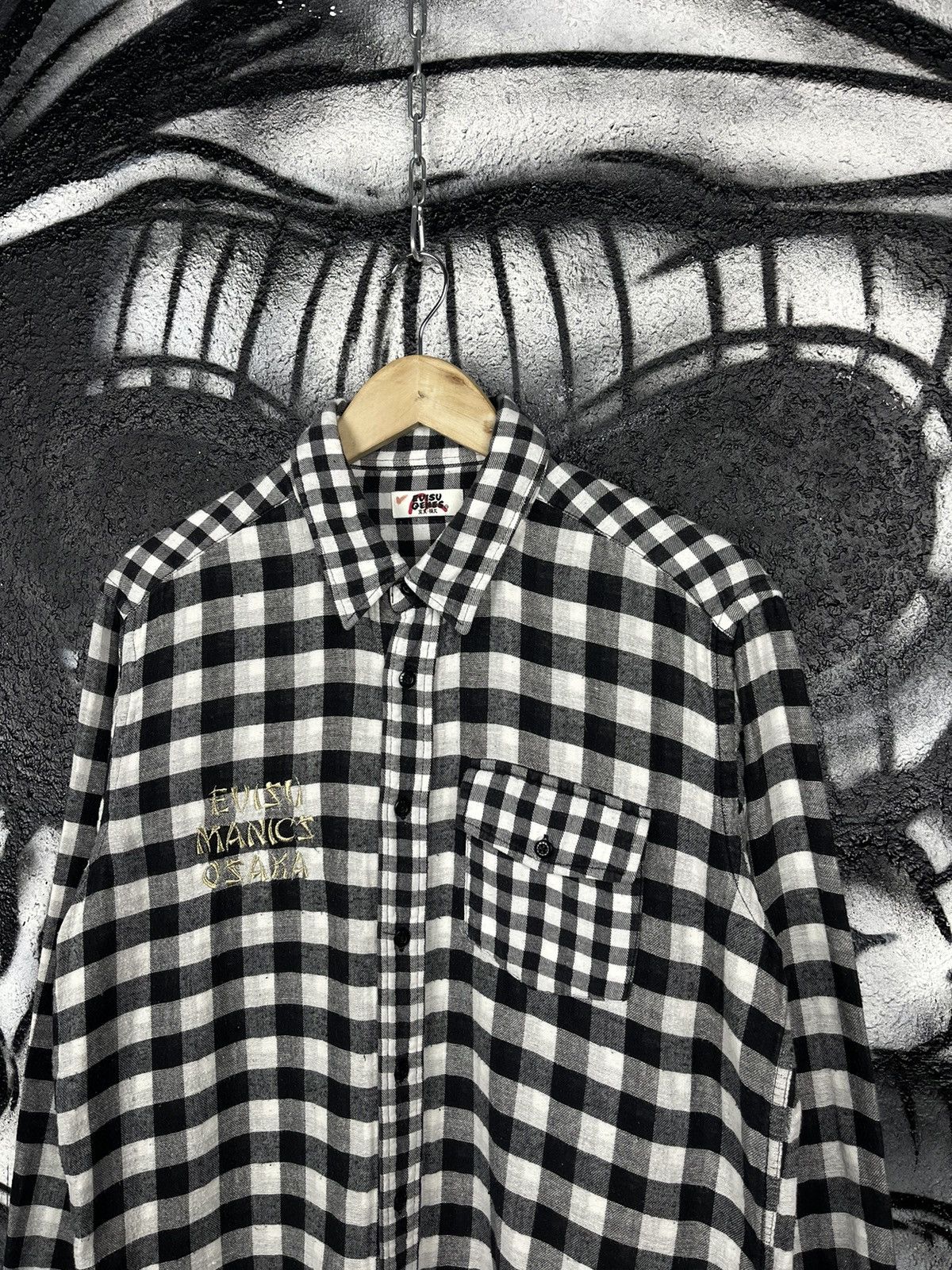 Evisu Evisu Flannel Shirt Button Up Men’s Size L Size US L / EU 52-54 / 3 - 3 Thumbnail