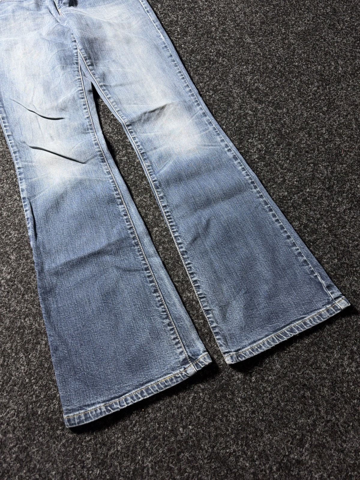 Levi's Levi’s 529 Distressed Western USA Y2K Flare Bootcut Jeans Size 28" / US 6 / IT 42 - 4 Thumbnail