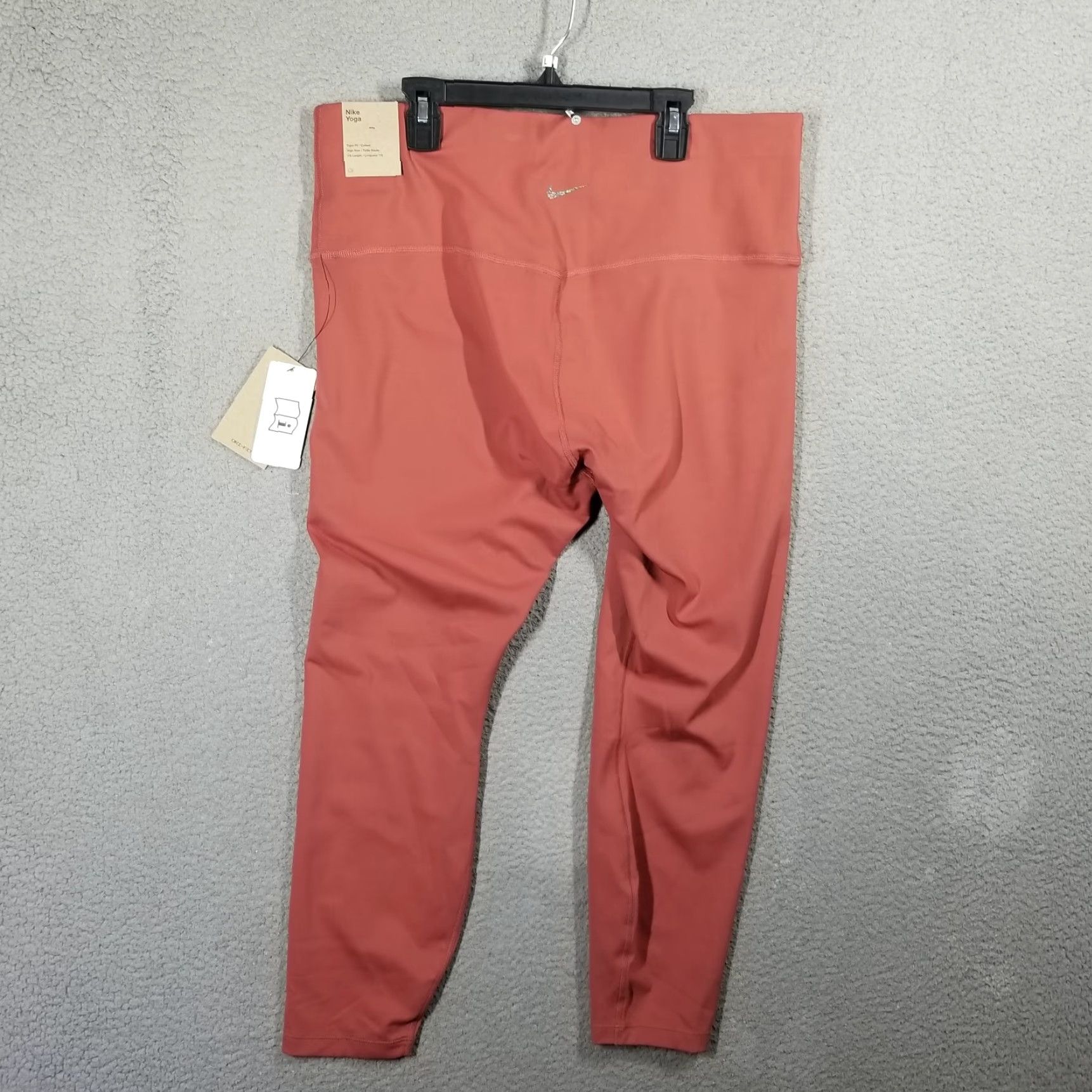 Nike Nike Yoga Womens 1X Leggings Canyon Rust NEW Size 40" / US 18 - 2 Thumbnail