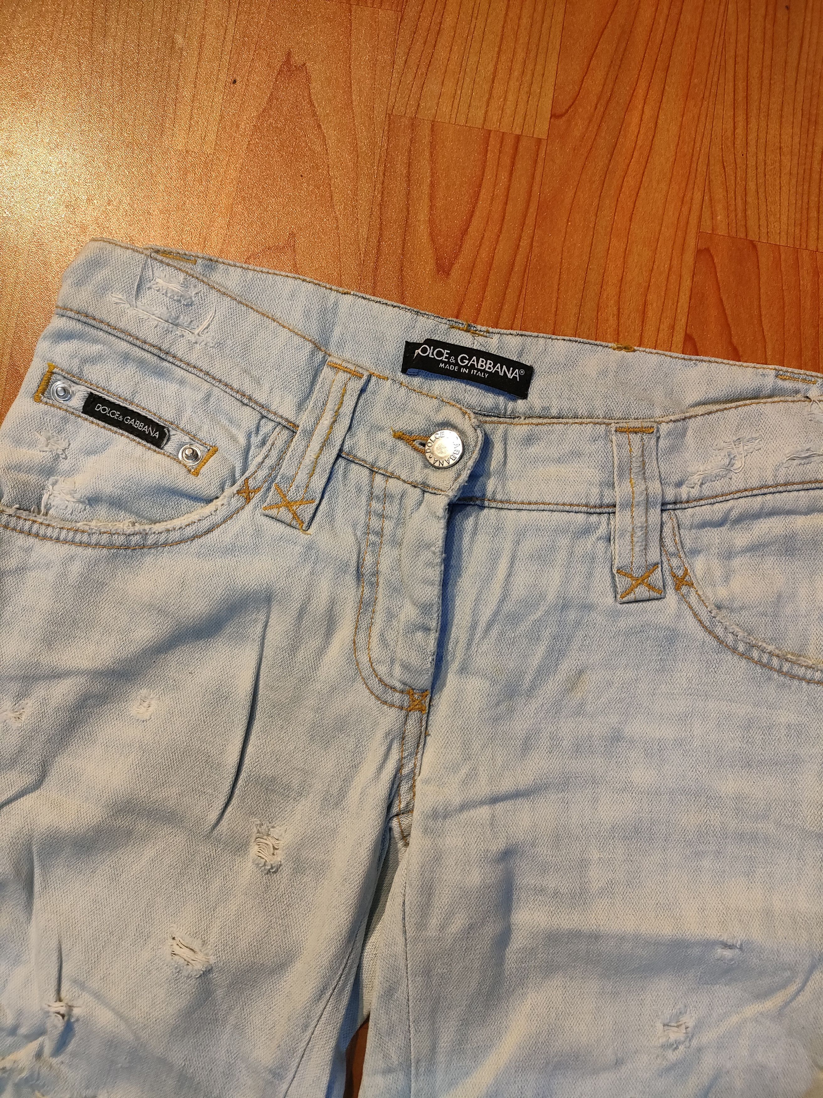 Dolce & Gabbana × If Six Was Nine Dolce & Gabbana Distressed Hype Luxury Jeans Size US 29 - 9 Thumbnail