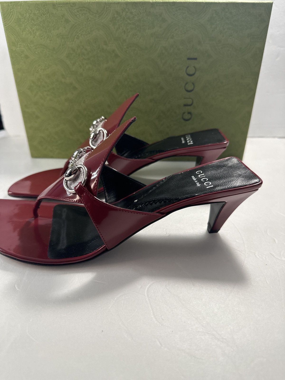 Gucci Gucci Horsebit Kitten Heel Flip Flop Size US 8 / IT 38 - 6 Thumbnail