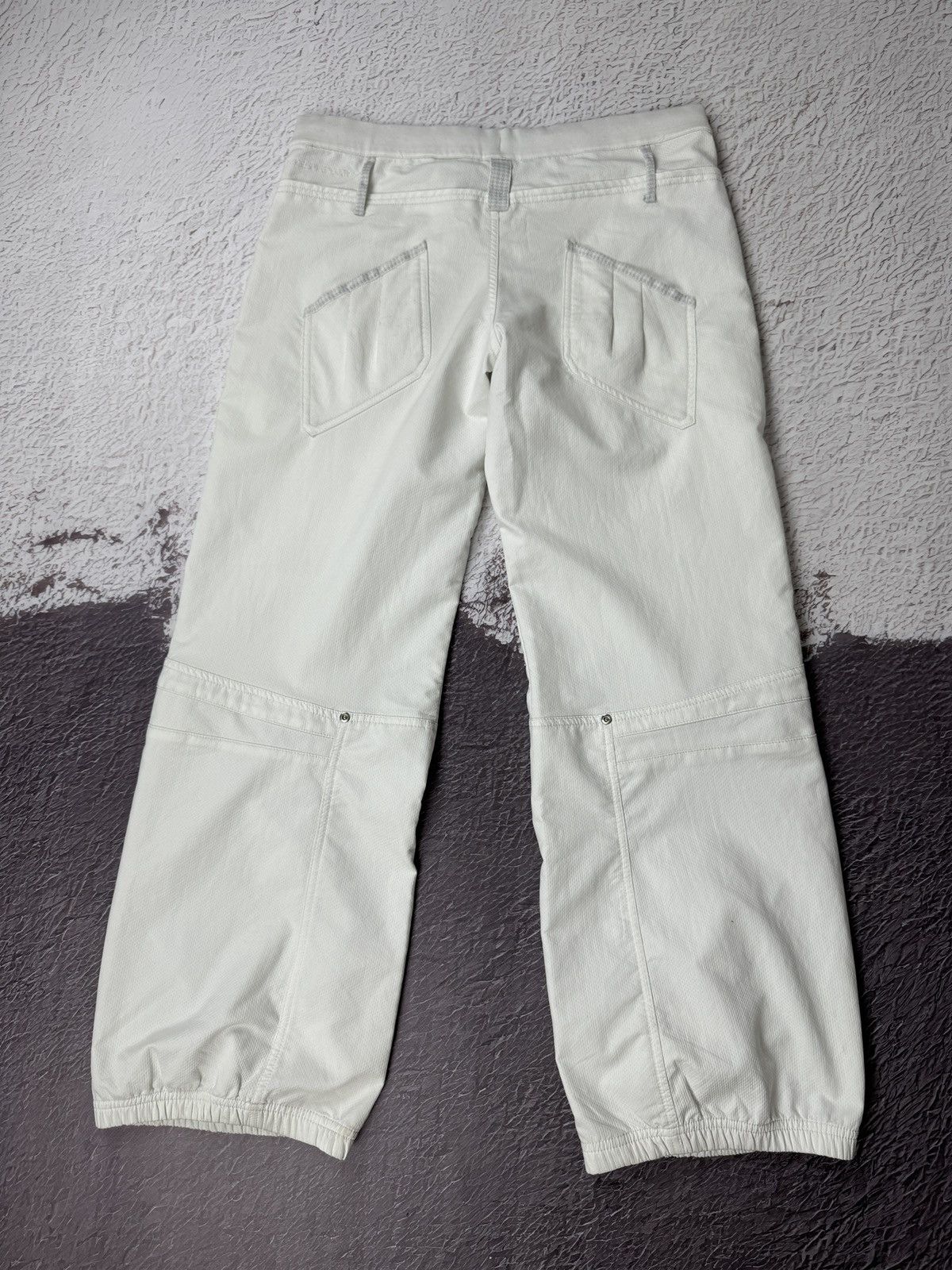 Nike Nike Vintage Y2K white wide flared track pants hype swoosh Size 30" / US 8 / IT 44 - 3 Thumbnail