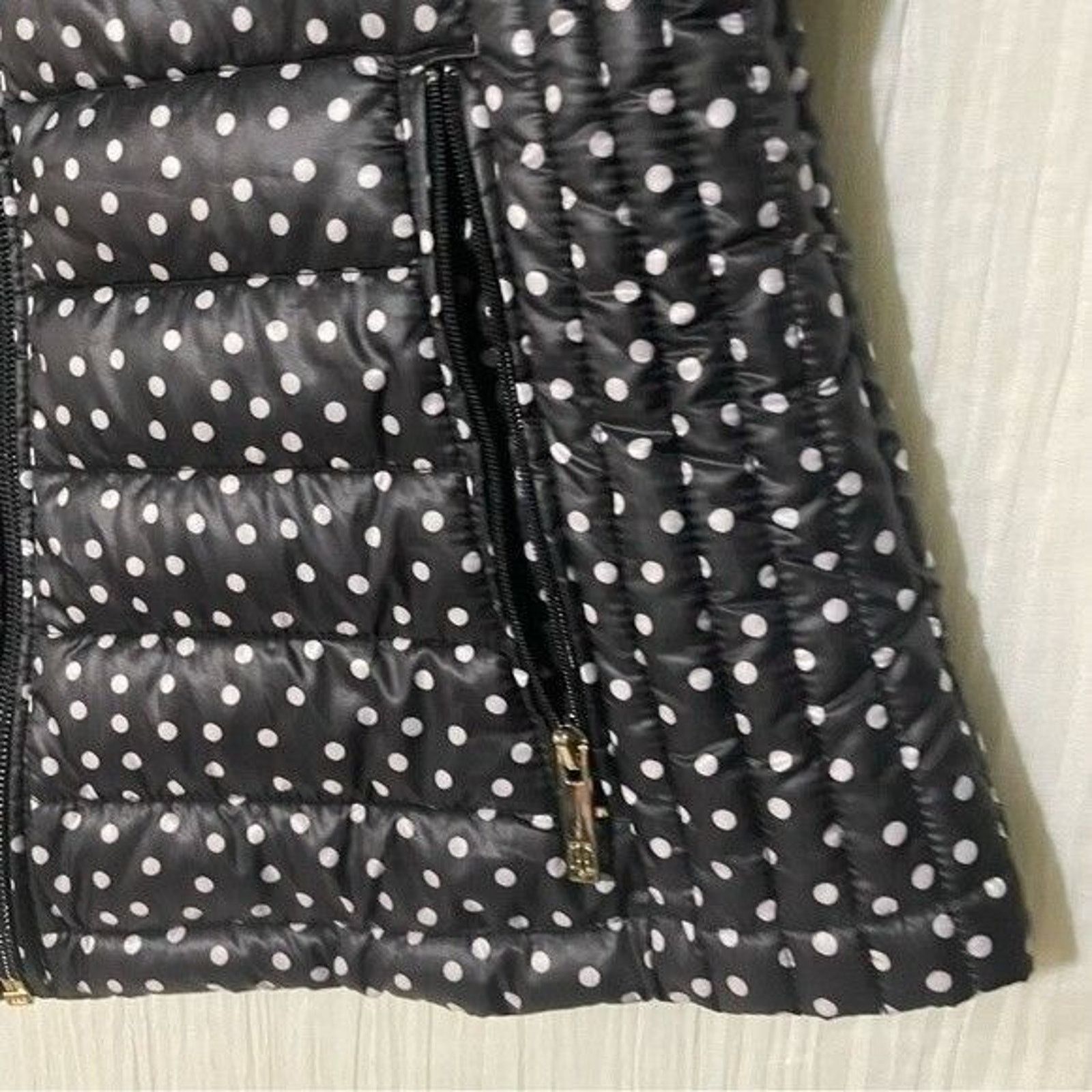 Tommy Hilfiger Tommy Hilfiger Vest XS Quilted Black/White Polka Dot Size XS / US 0-2 / IT 36-38 - 5 Thumbnail