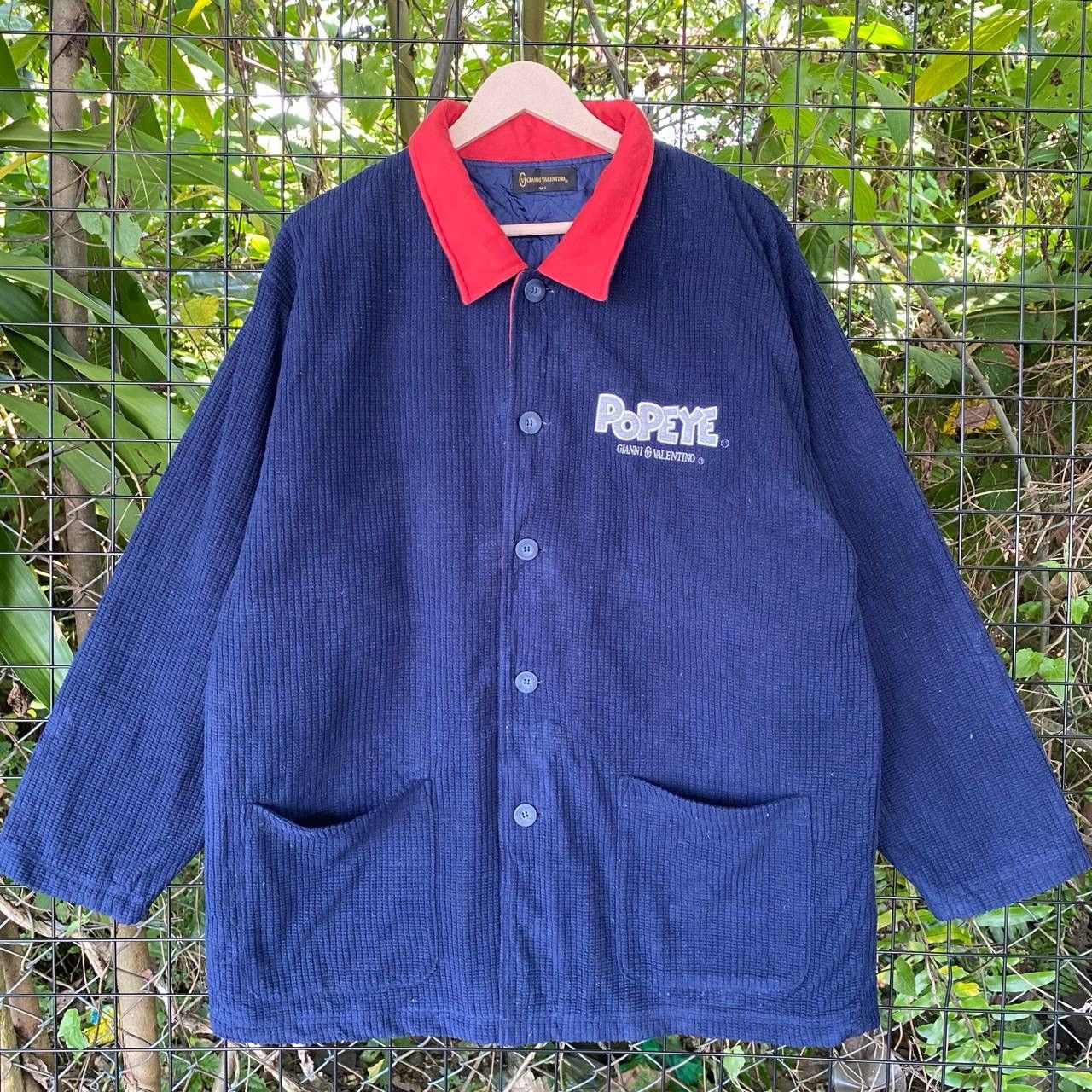 Gianni Valentino × Valentino Vtg Gianni Valentino X Popeye The Sailorman Button Up Size US L / EU 52-54 / 3 - 3 Thumbnail