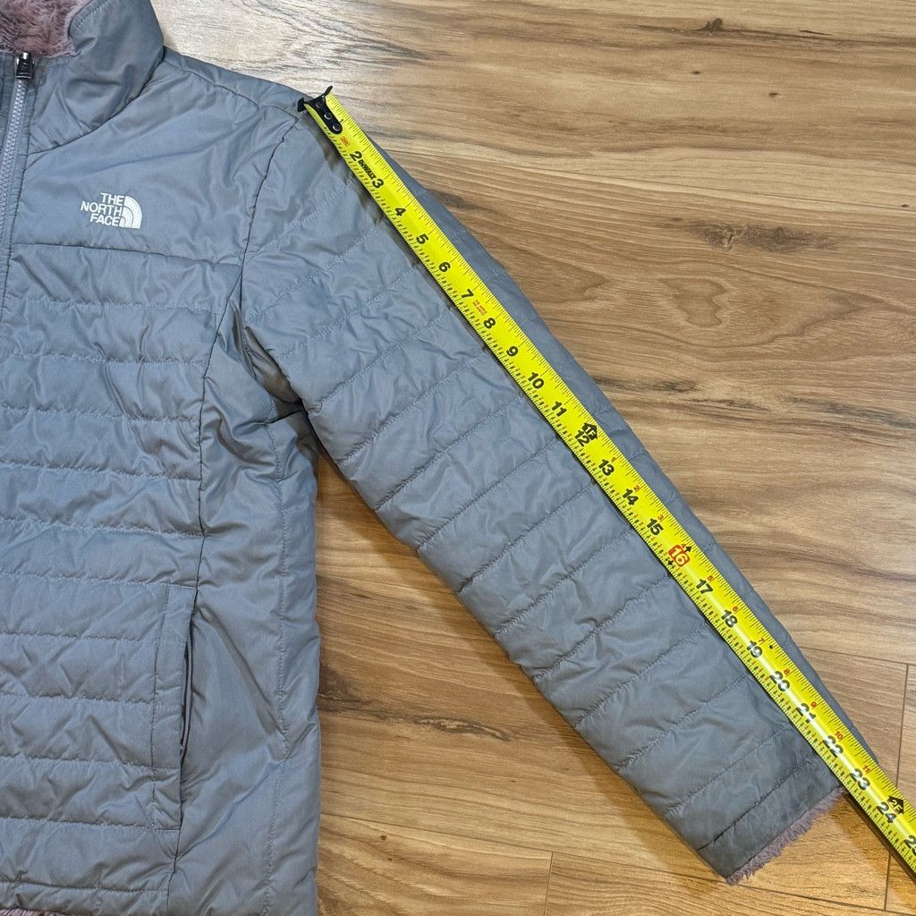 The North Face The North Face Girls XL Reversible Jacket Gray Purple Size XXL / US 16-18 / IT 52-54 - 7 Thumbnail