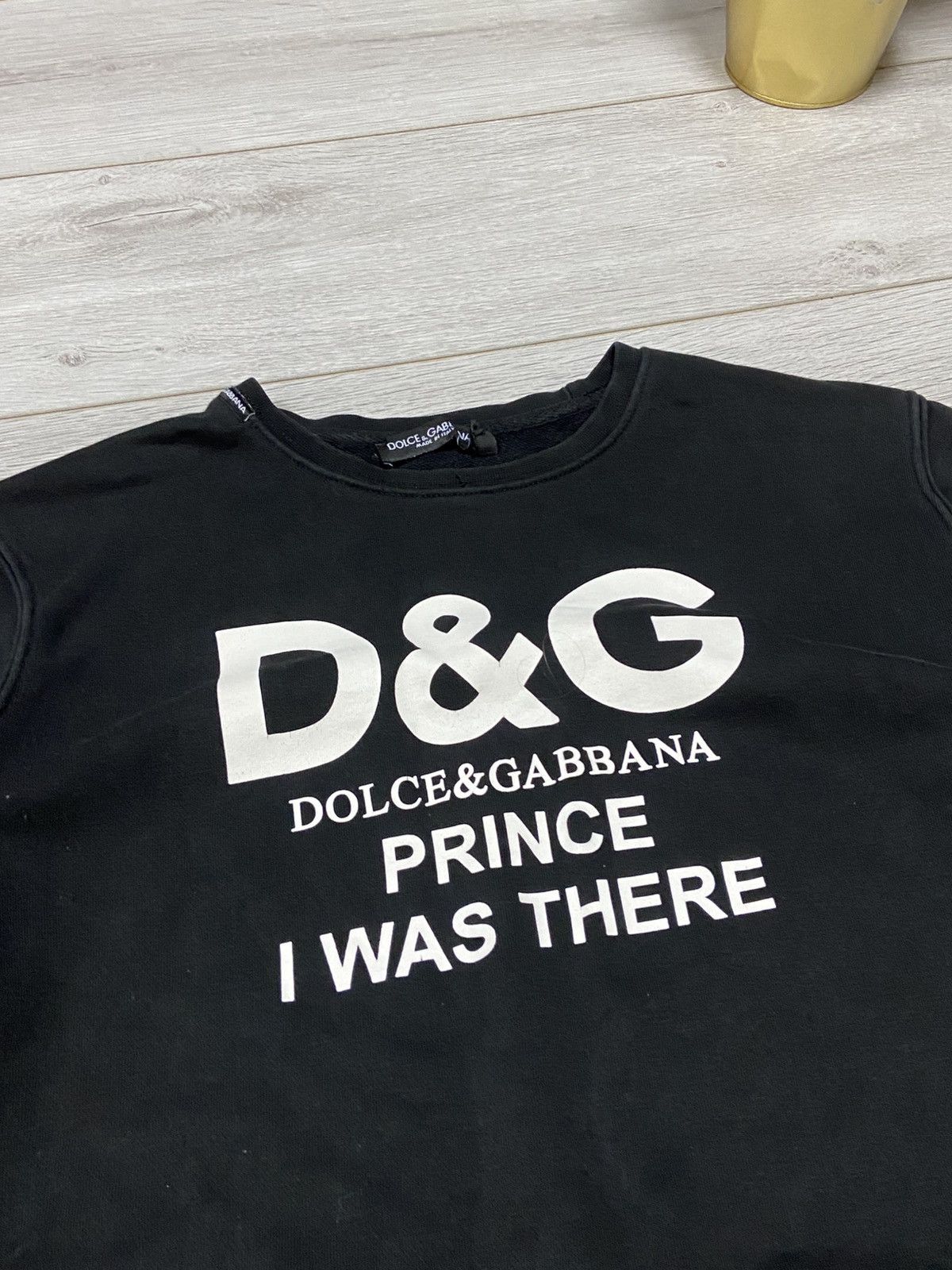Dolce & Gabbana Sweatshirt Dolce & Gabbana Prince I Was There Size US S / EU 44-46 / 1 - 3 Thumbnail