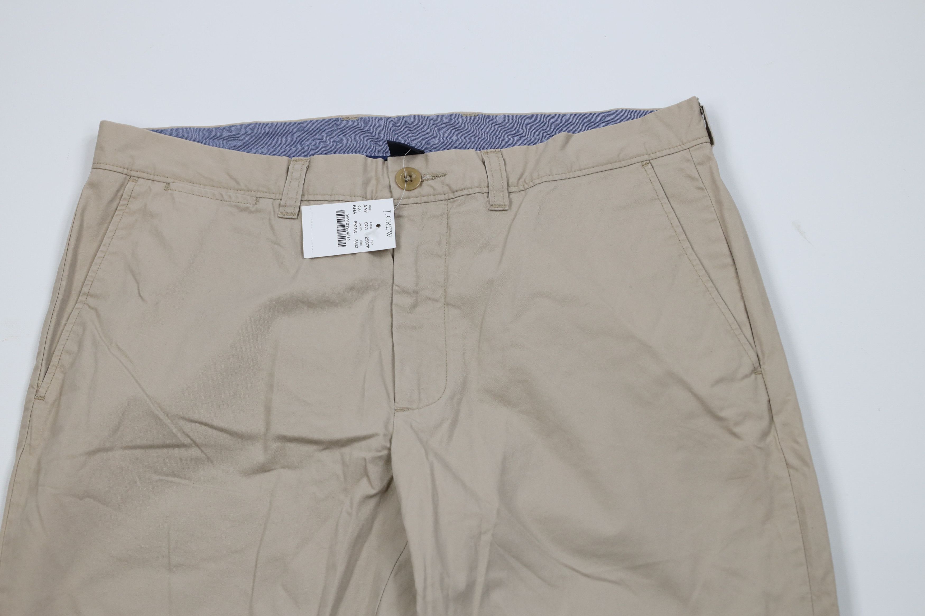 J.Crew Deadstock Vintage Y2K J Crew Essex Chino Pants Trousers Size US 33 - 2 Thumbnail