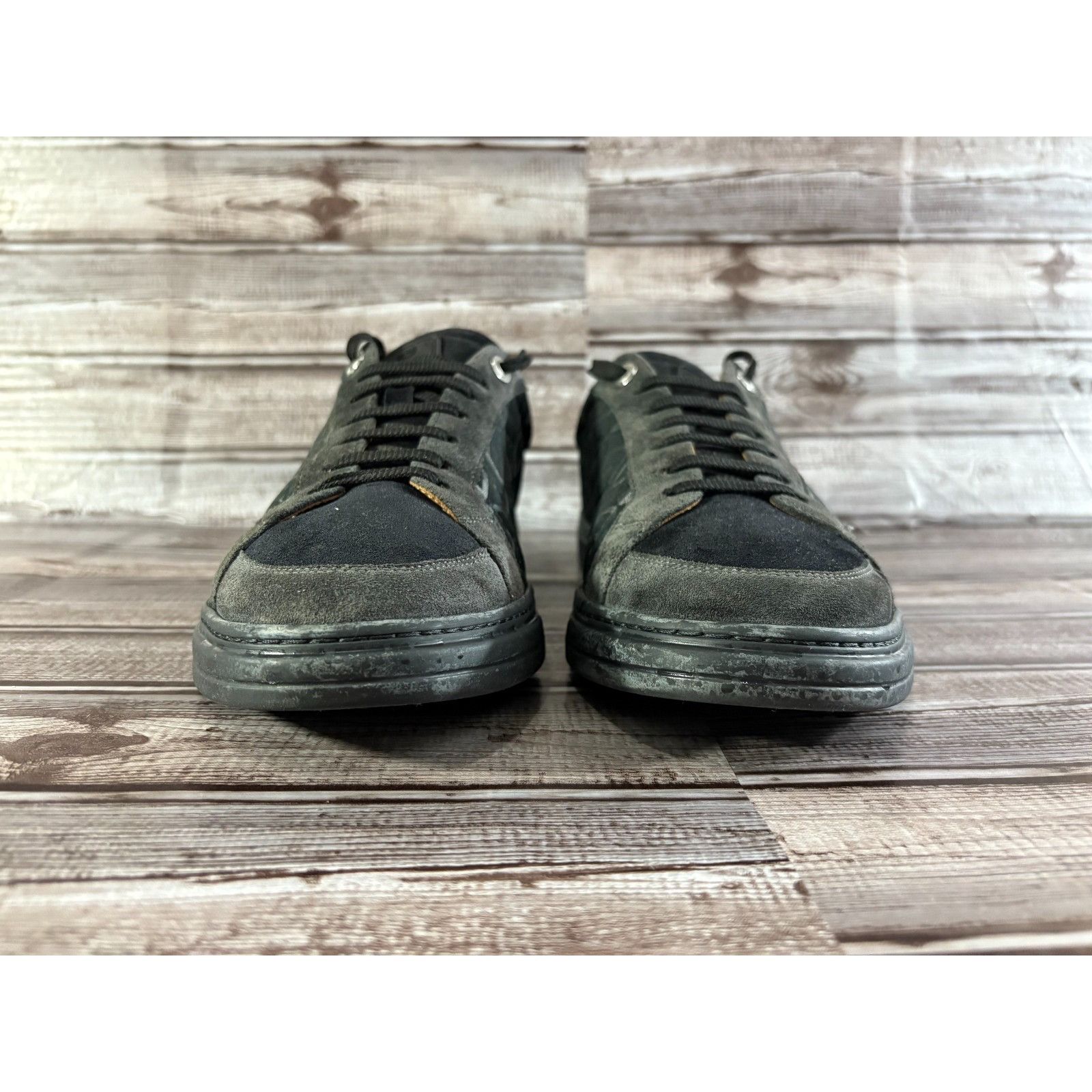 MCM MCM Terrain Lo Monogram Jacquard sneaker Sz 42 US 9 color bl Size US 9 / EU 42 - 3 Thumbnail