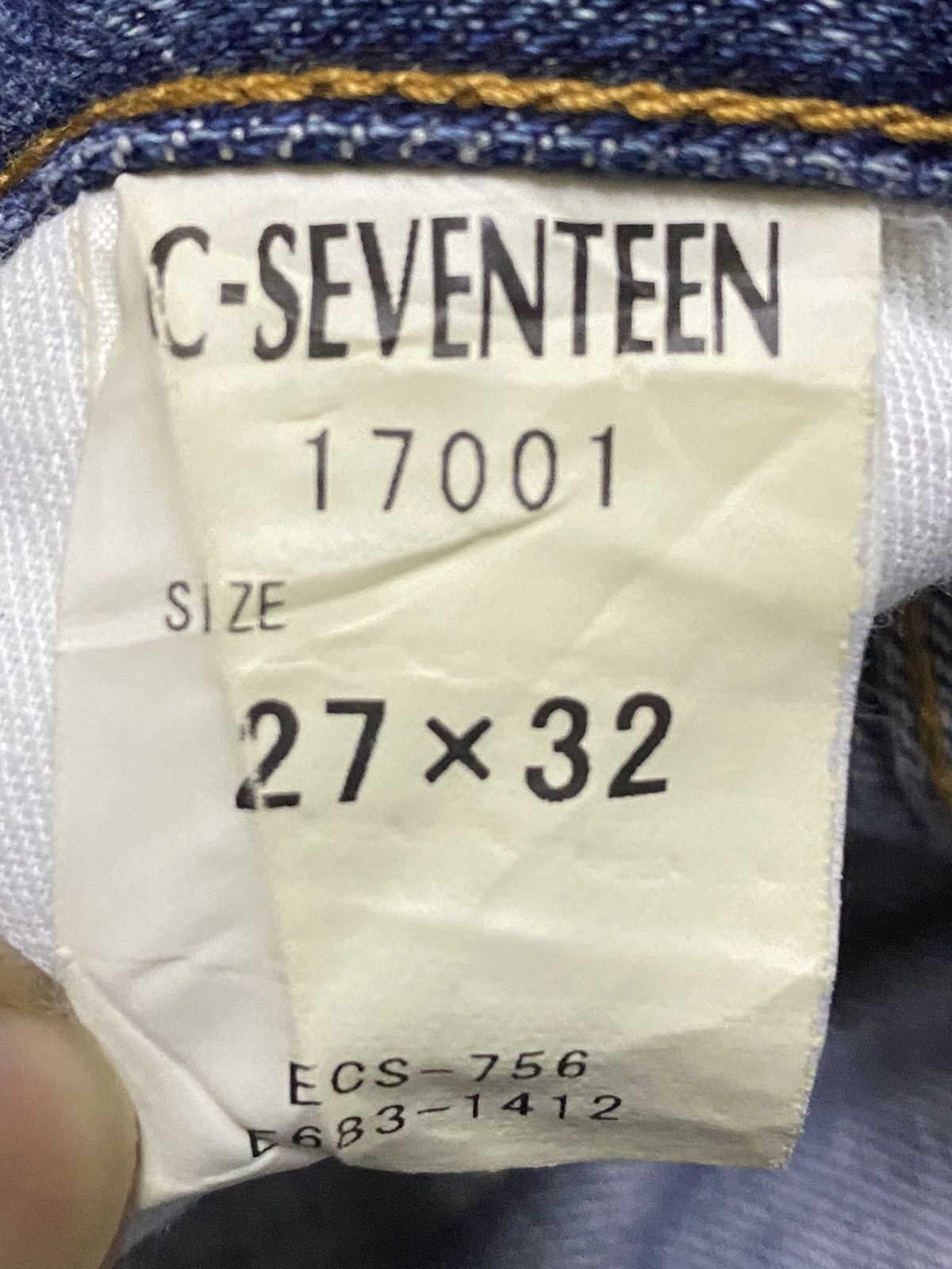 Japanese Brand Vintage Japanese Brands Blue Wash Flare Style Jeans Size US 27 - 11 Thumbnail