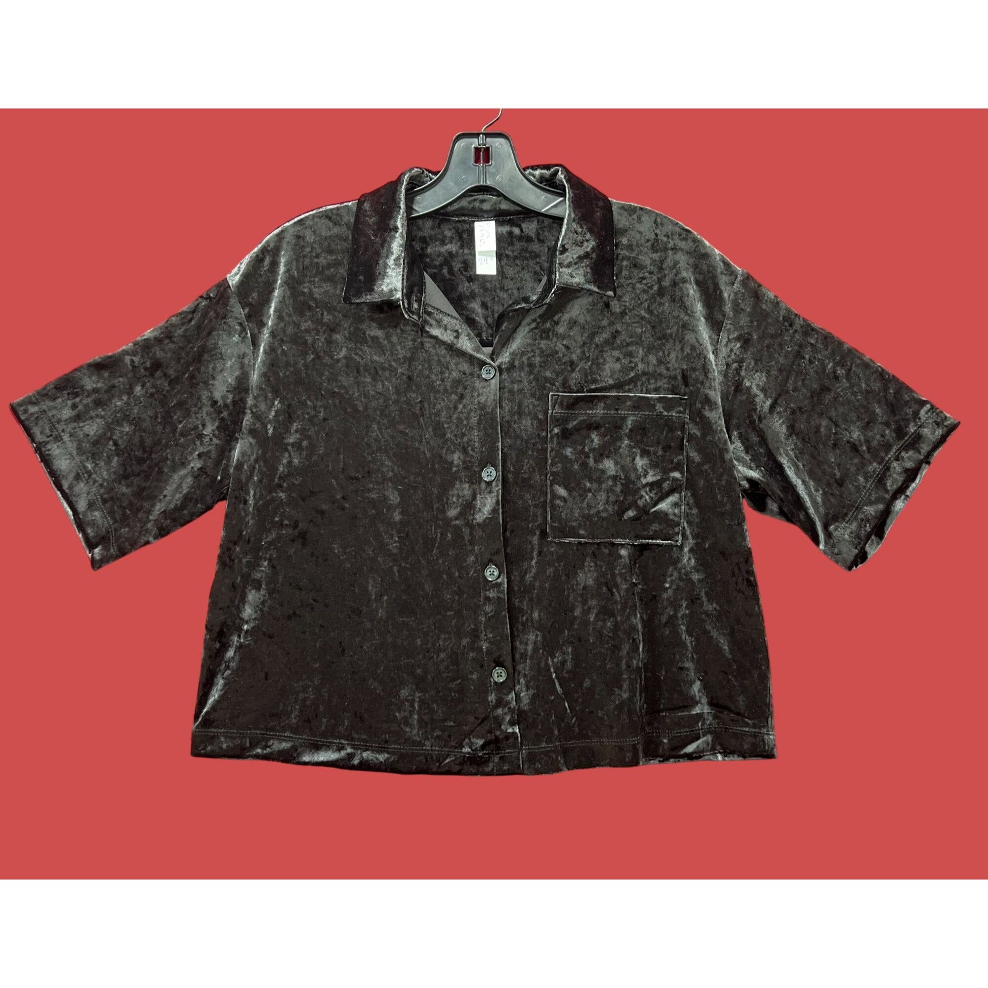 Other Star Above - Women's Sleep Shirt Short Sleeve Front Button D Size ONE SIZE - 2 Thumbnail