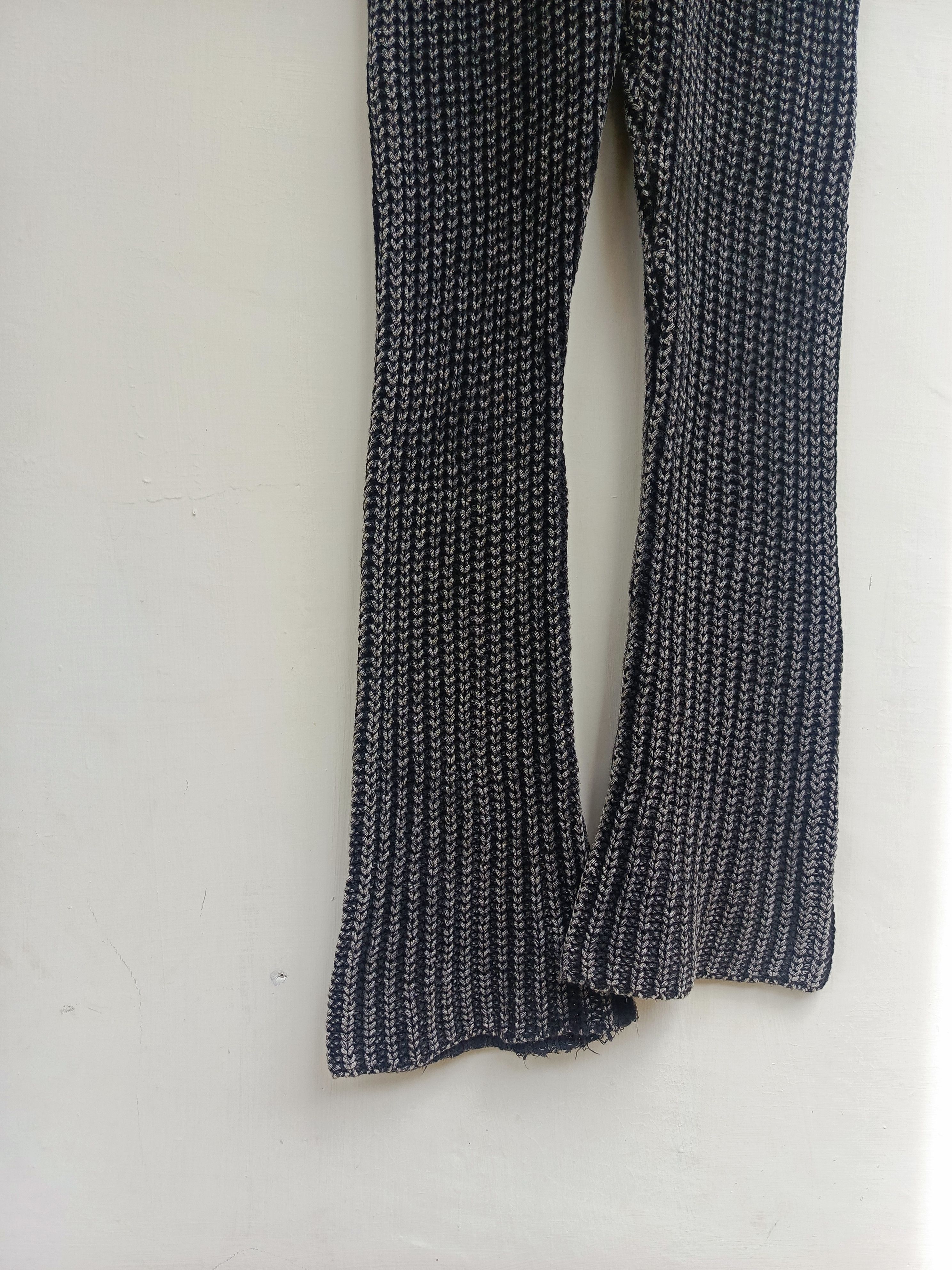 Japanese Brand Select moca knitted pants with an avantgarde style Size 29" - 6 Thumbnail
