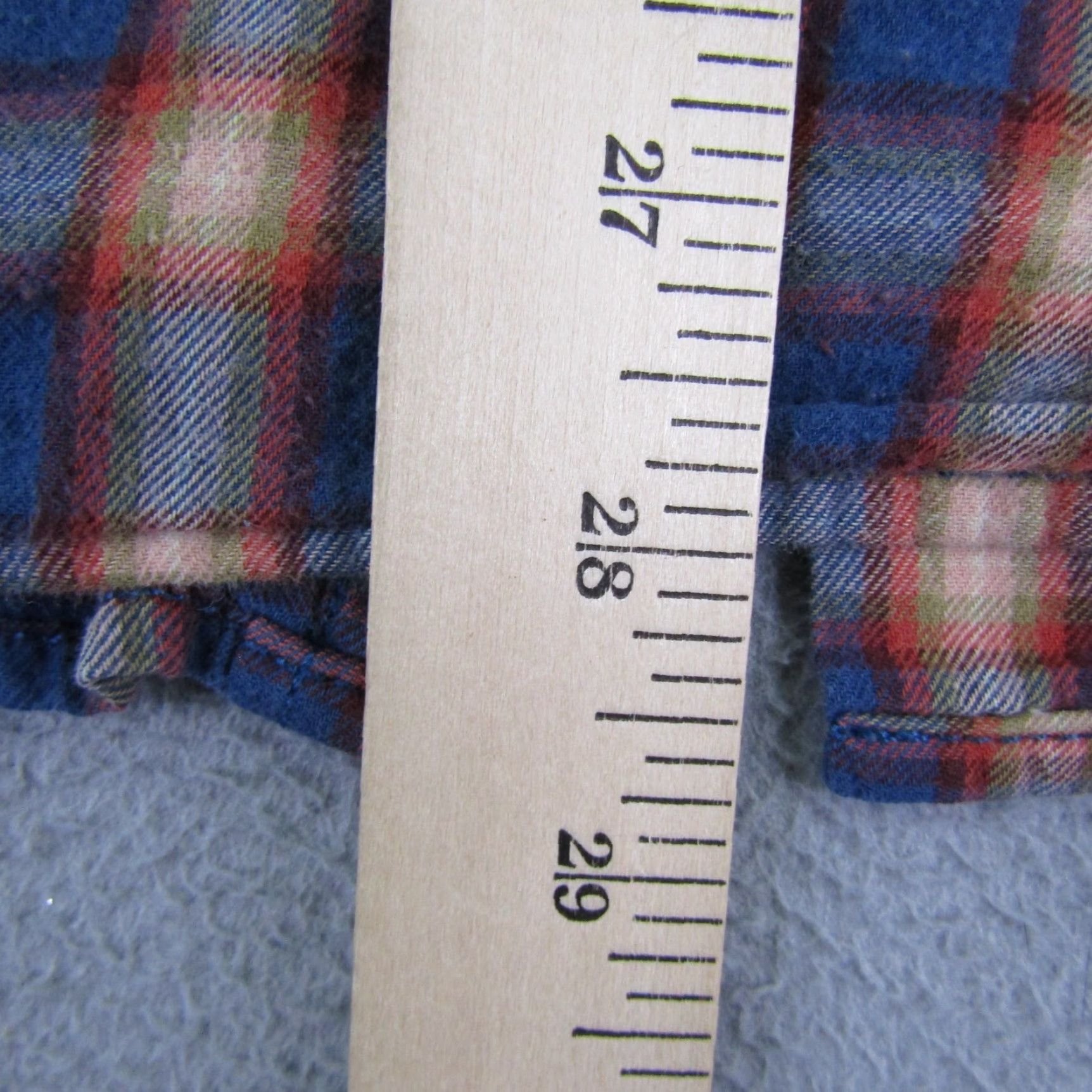 Levi's Levi's Men's Shirt 2XL Casual Workwear Plaid Cotton Twill Button-Up Long Sleeve Blue Size US XXL / EU 58 / 5 - 7 Thumbnail