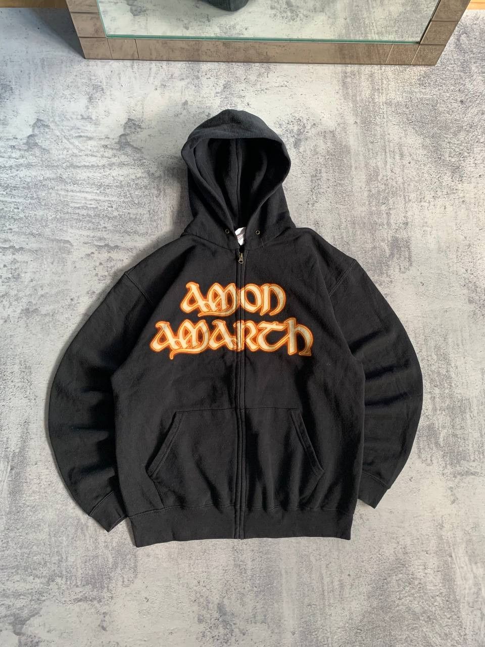 Band Tees Vintage Amon Amarth boxy zip hoodie death metal y2k Size US M / EU 48-50 / 2 - 1 Thumbnail