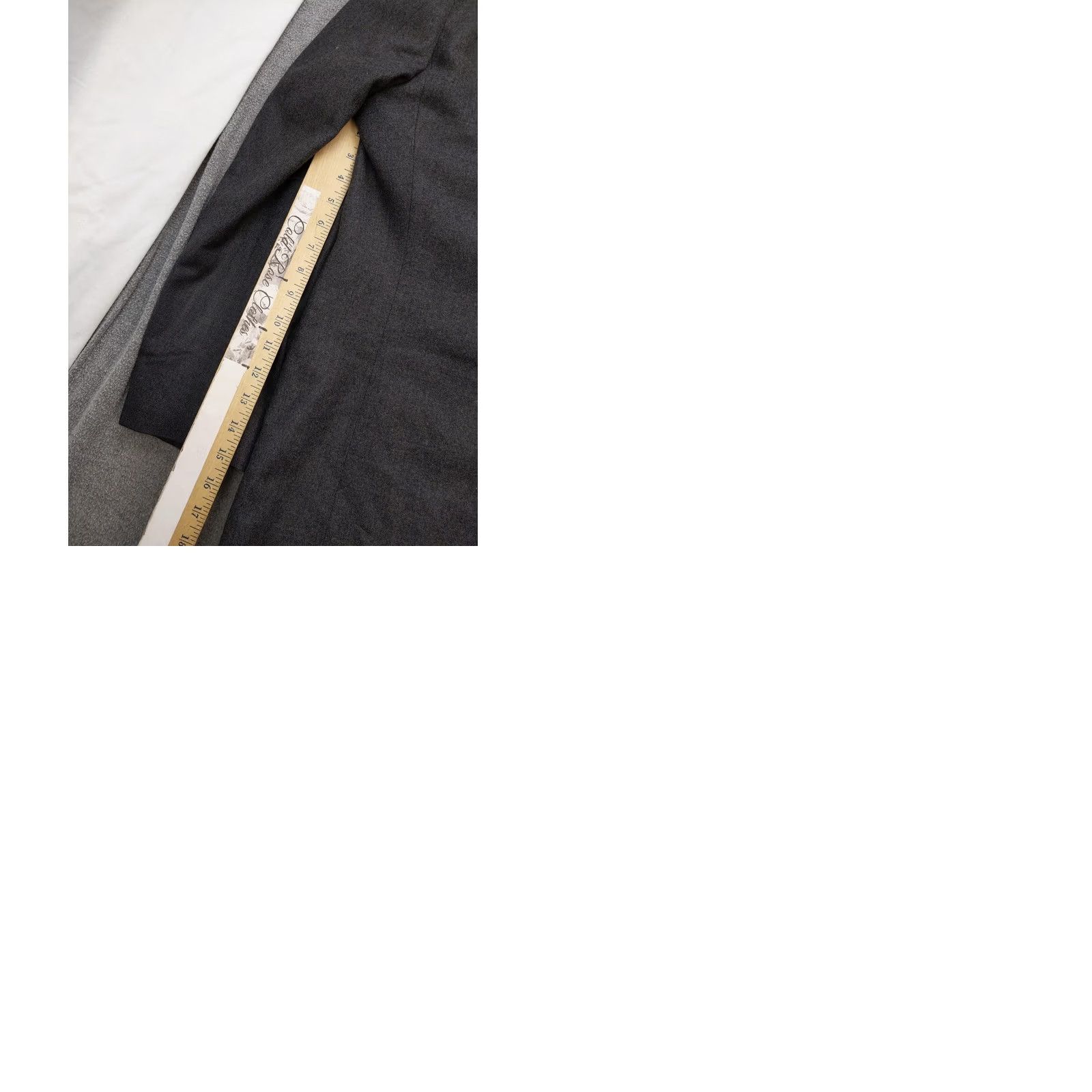 Vintage Jeffrey Banks Blazer Mens 44R Gray 100% Wool Two-Button Notch Lapel Single-Breasted Jacket Regular Size XX Size 44R - 10 Thumbnail