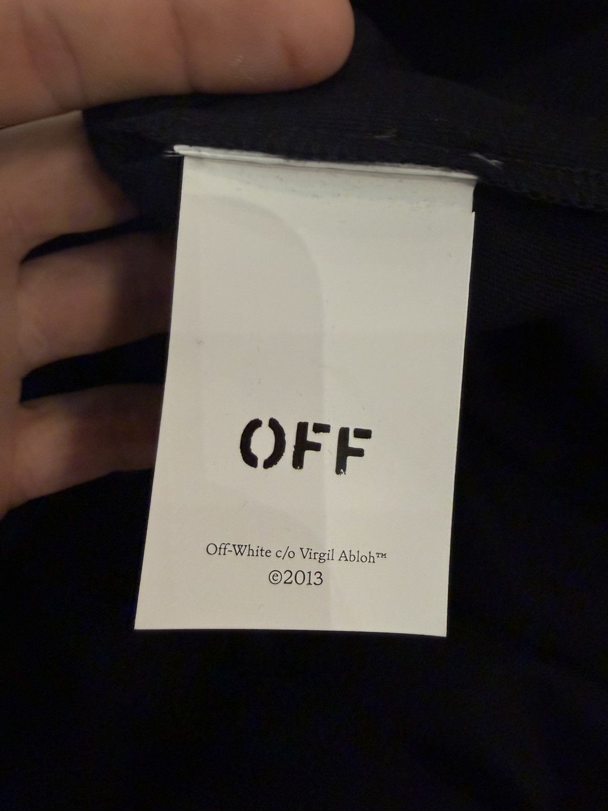 Off-White Size M - Off-White Classic Logo T-Shirt Black/Yellow Size US M / EU 48-50 / 2 - 6 Thumbnail