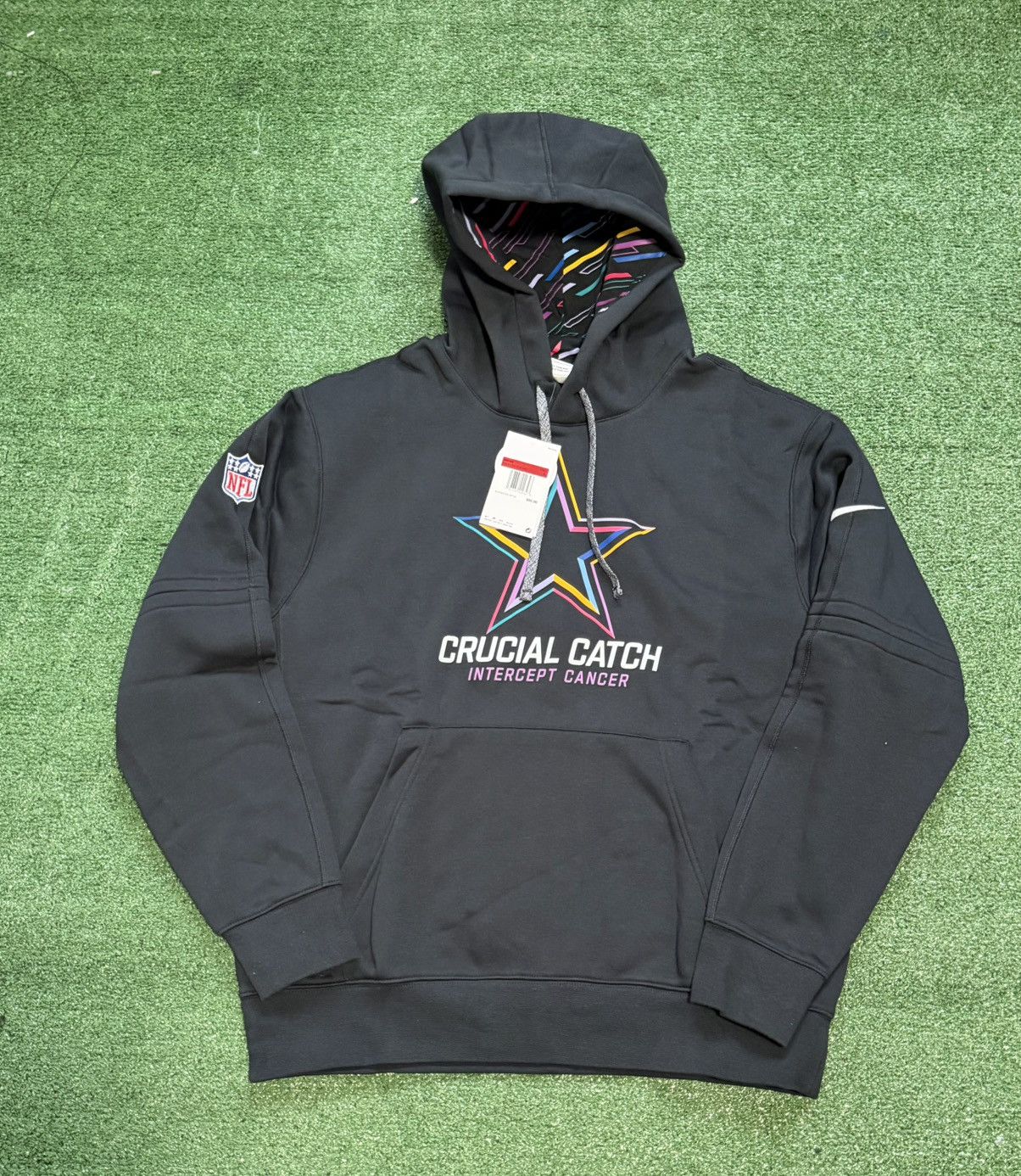 Nike Dallas Cowboys Black Nike Crucial Catch Intercept Cancer Size US L / EU 52-54 / 3 - 1 Thumbnail