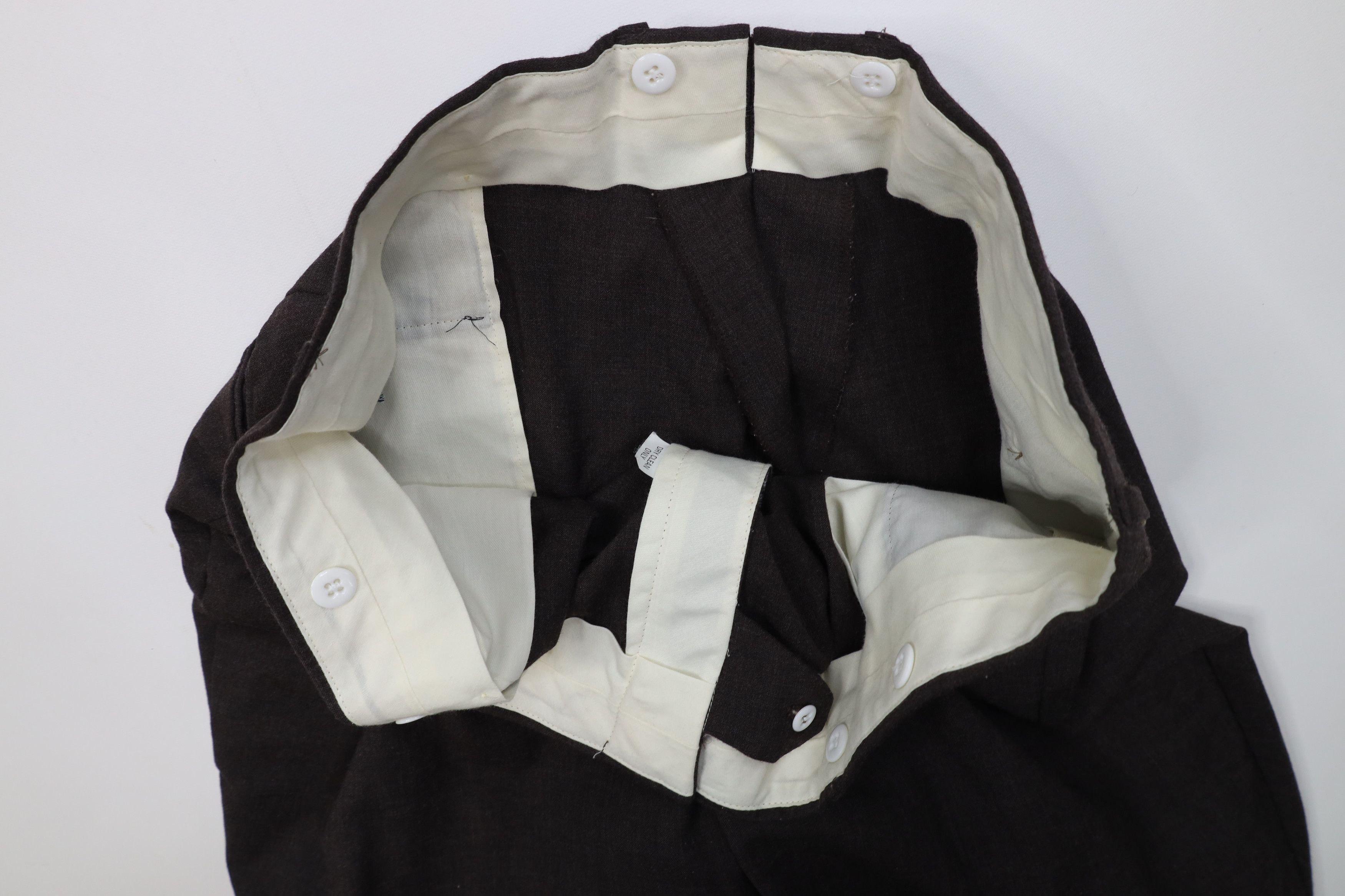 Vintage Vintage 70s Streetwear Knit Wide Leg Chino Pants Brown USA Size US 42 / EU 58 - 6 Thumbnail