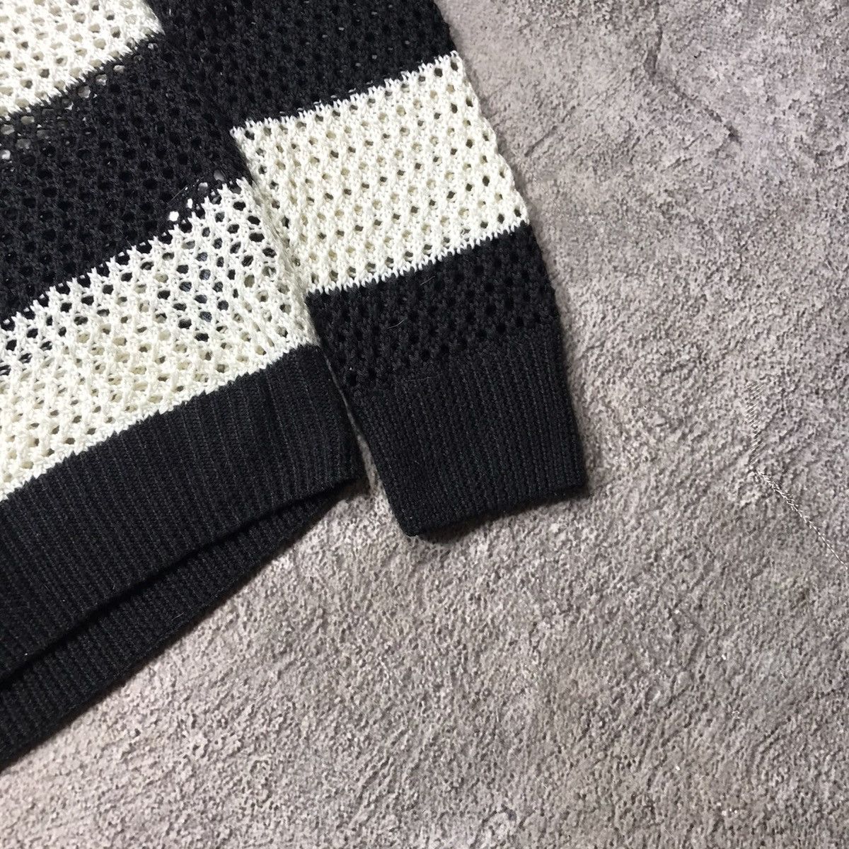 If Six Was Nine Vintage Y2K ABSTRACT MOHAIR SWEATER Knitted Oversized 90s Size M / US 6-8 / IT 42-44 - 5 Thumbnail