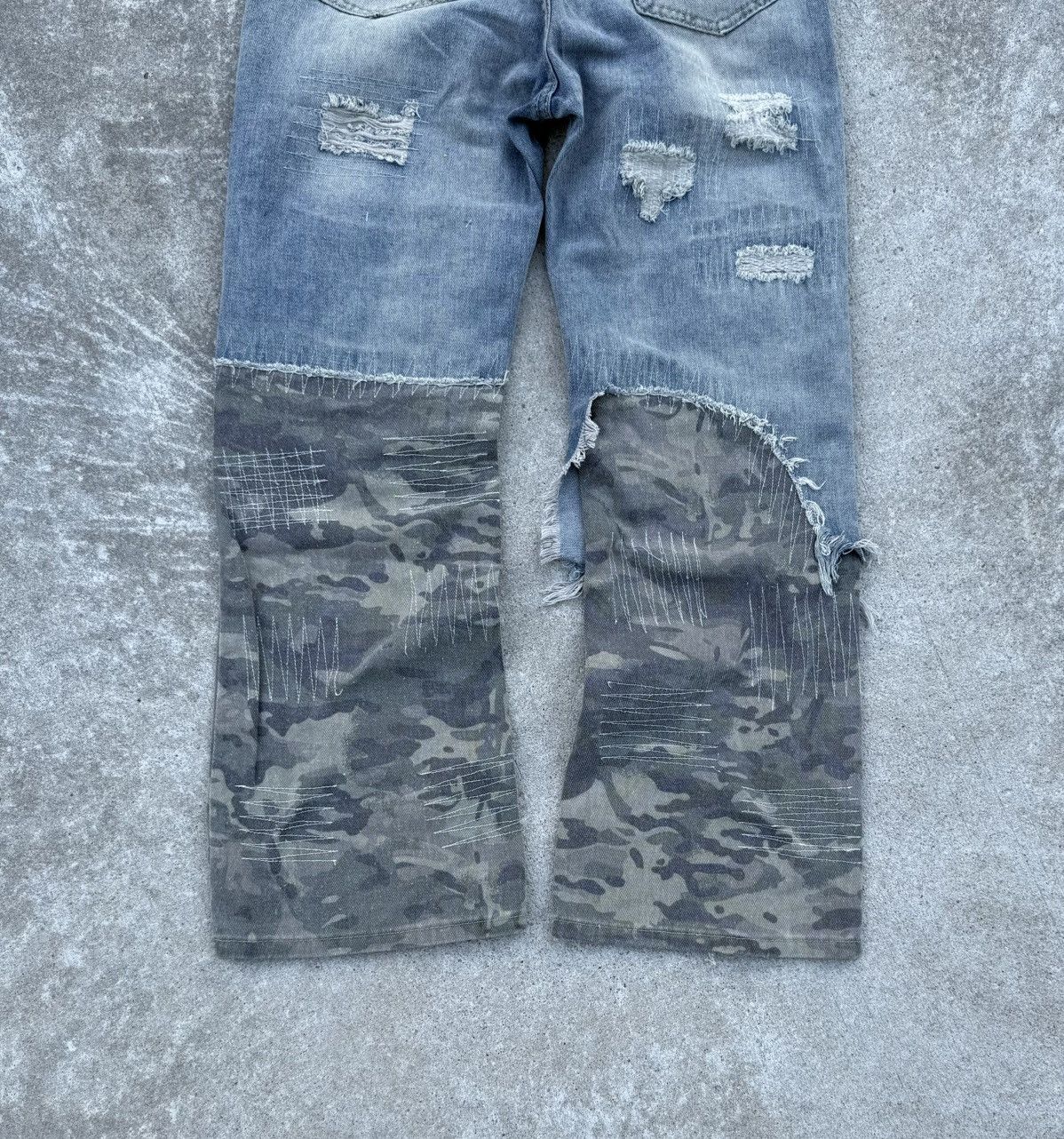 Vintage Vintage Y2K avantgarde streetwear affliction opium jeans Size US 30 / EU 46 - 7 Thumbnail