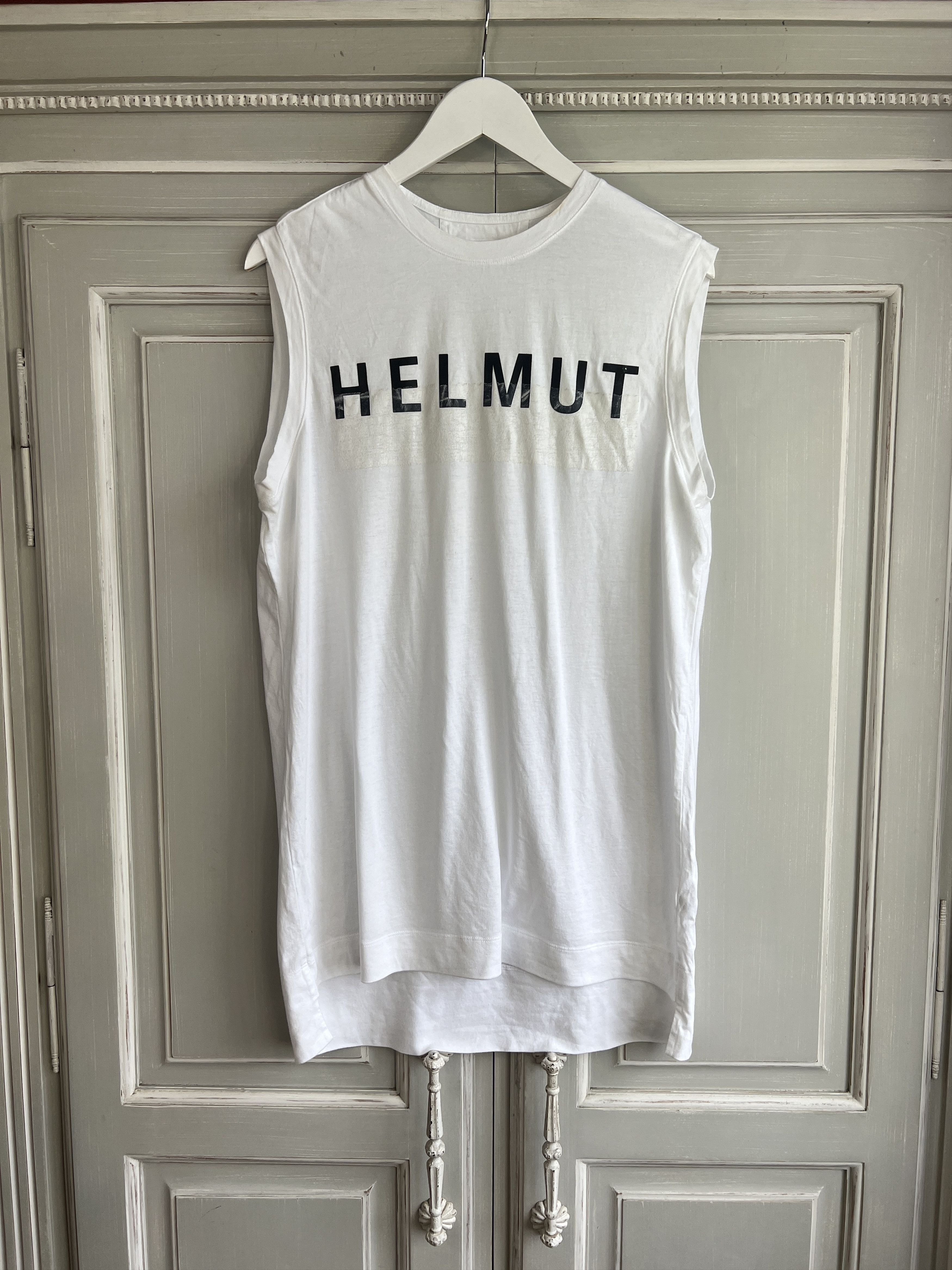 Helmut Lang HELMUT LANG TANK TOPS SIZE M BIG LOGO Size US M / EU 48-50 / 2 - 1 Thumbnail
