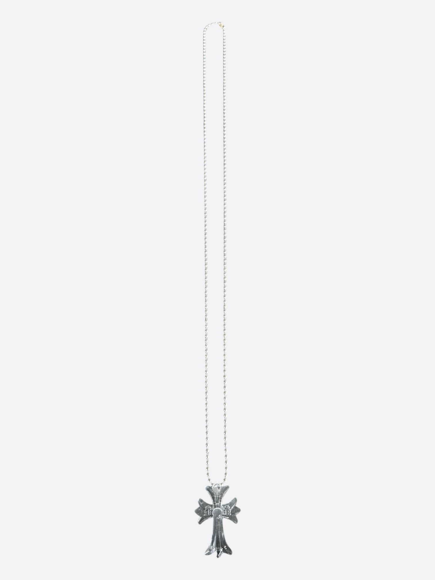 Chrome Hearts Chrome Hearts Transparent Silichrome Cross Necklace Size ONE SIZE - 3 Thumbnail