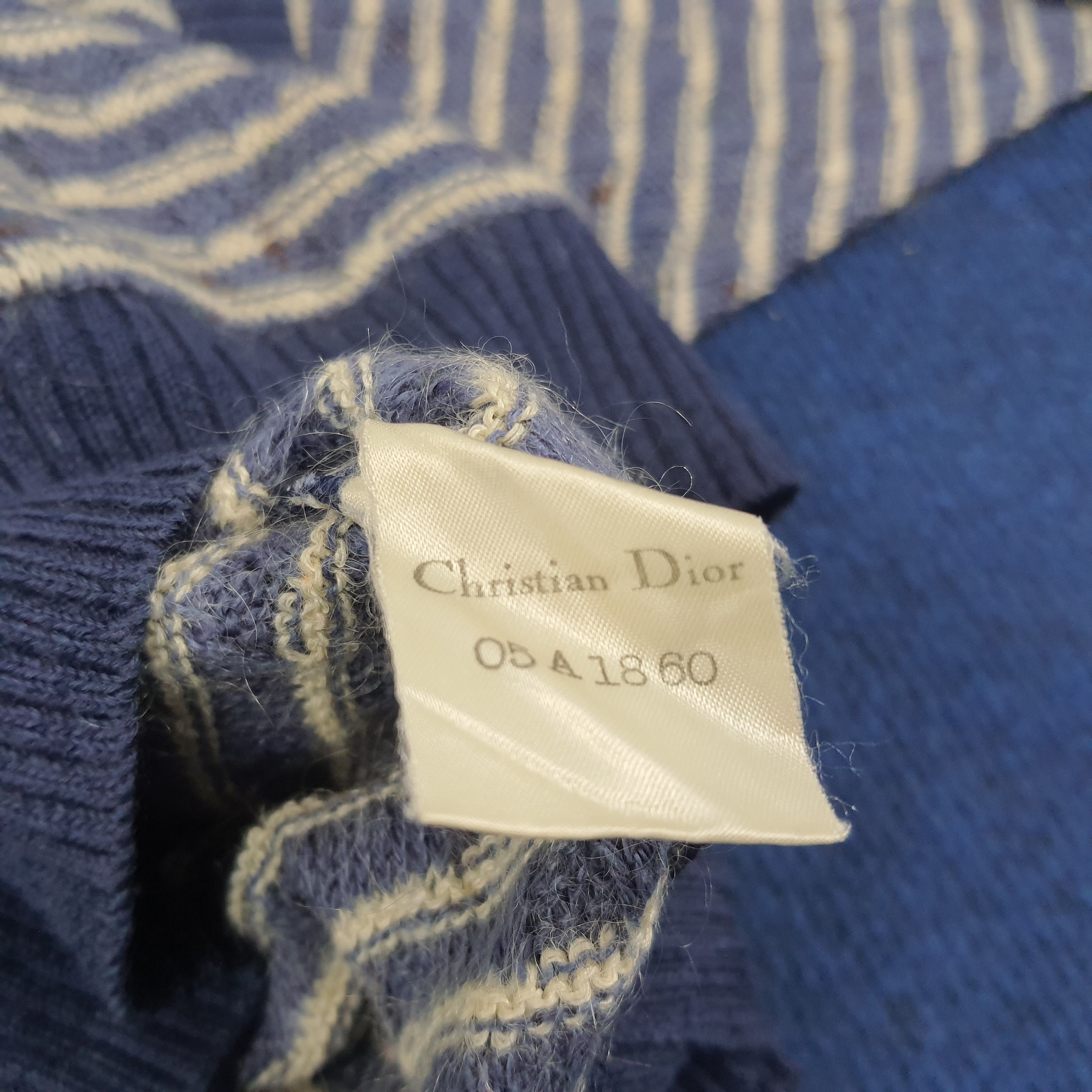 Christian Dior Monsieur × Vintage Vintage Christian Dior Sports Stripes Designer Sweatshirt Size US XS / EU 42 / 0 - 4 Thumbnail