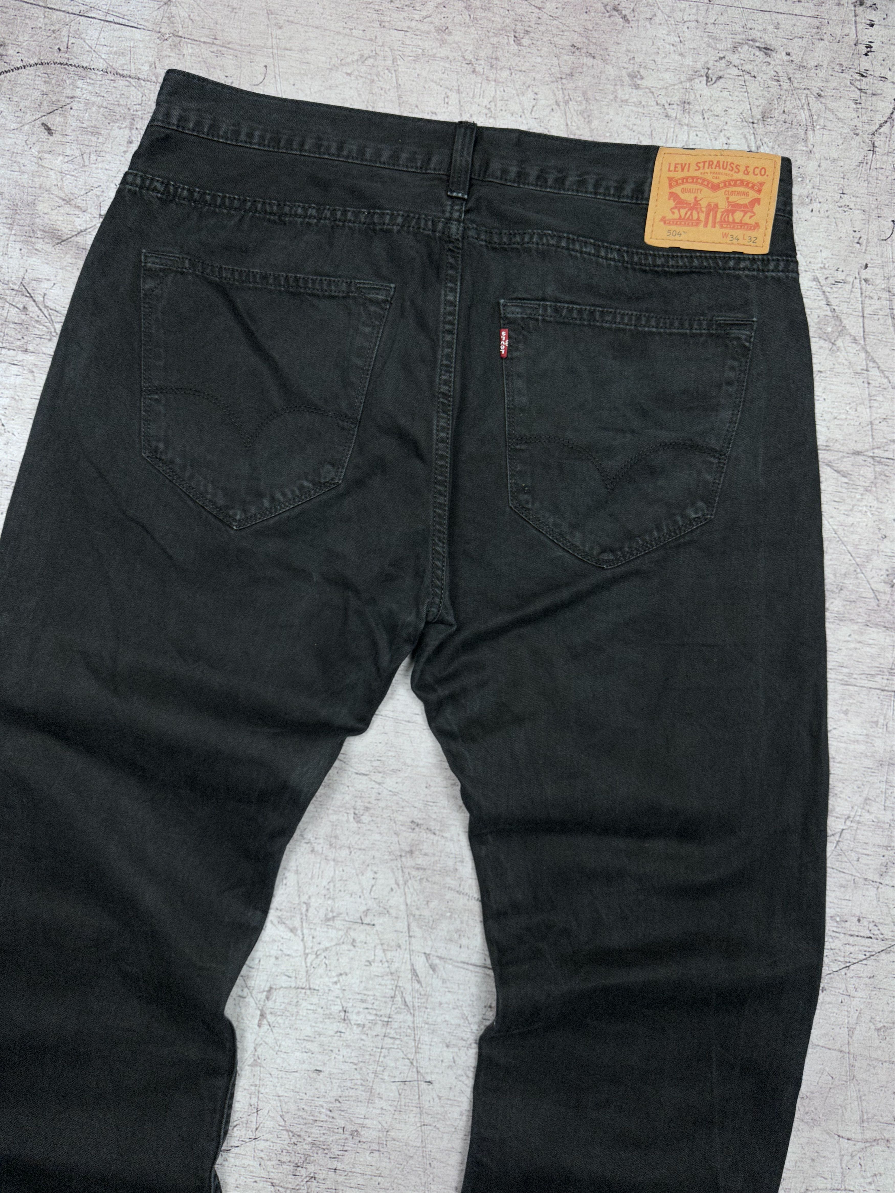 Levi's × Levi's Vintage Clothing Levi's 504 Vintage Mens Denim Pants Jeans Size US 34 / EU 50 - 2 Thumbnail