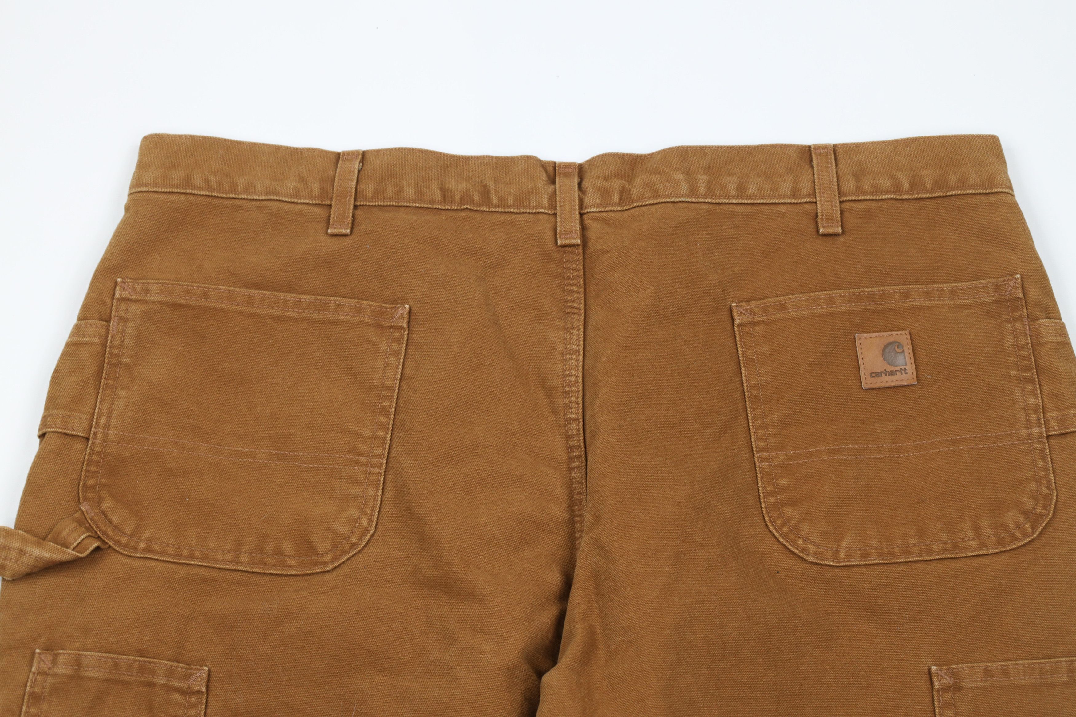 Carhartt Vintage Carhartt Lined Double Knee Wide Leg Pants Brown Size US 42 / EU 58 - 9 Thumbnail