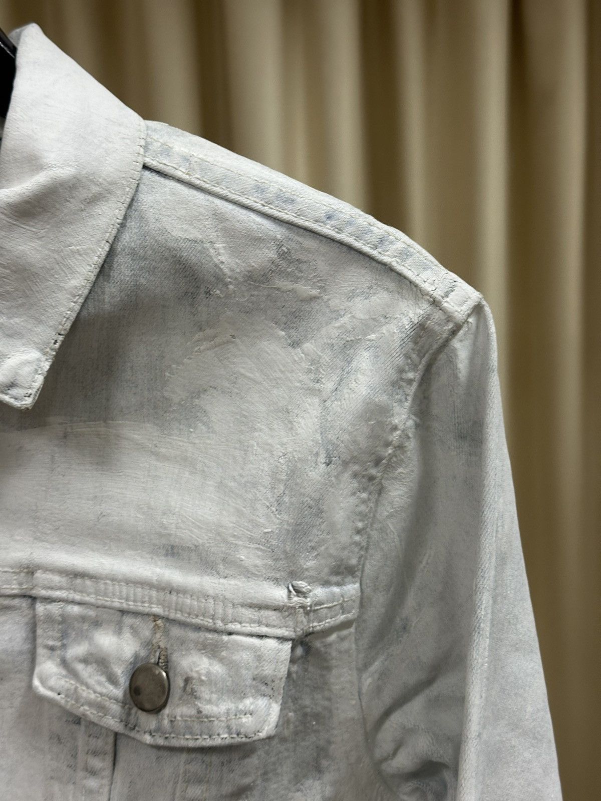 Maison Margiela AW99 Painted Denim Jacket Size US S / EU 44-46 / 1 - 11 Thumbnail