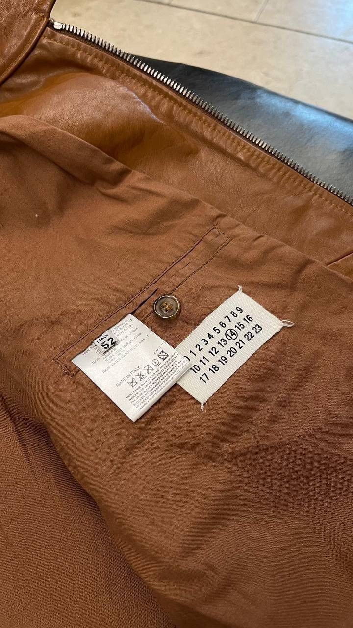 Maison Margiela 5 Zip Leather Jacket Size US L / EU 52-54 / 3 - 3 Thumbnail