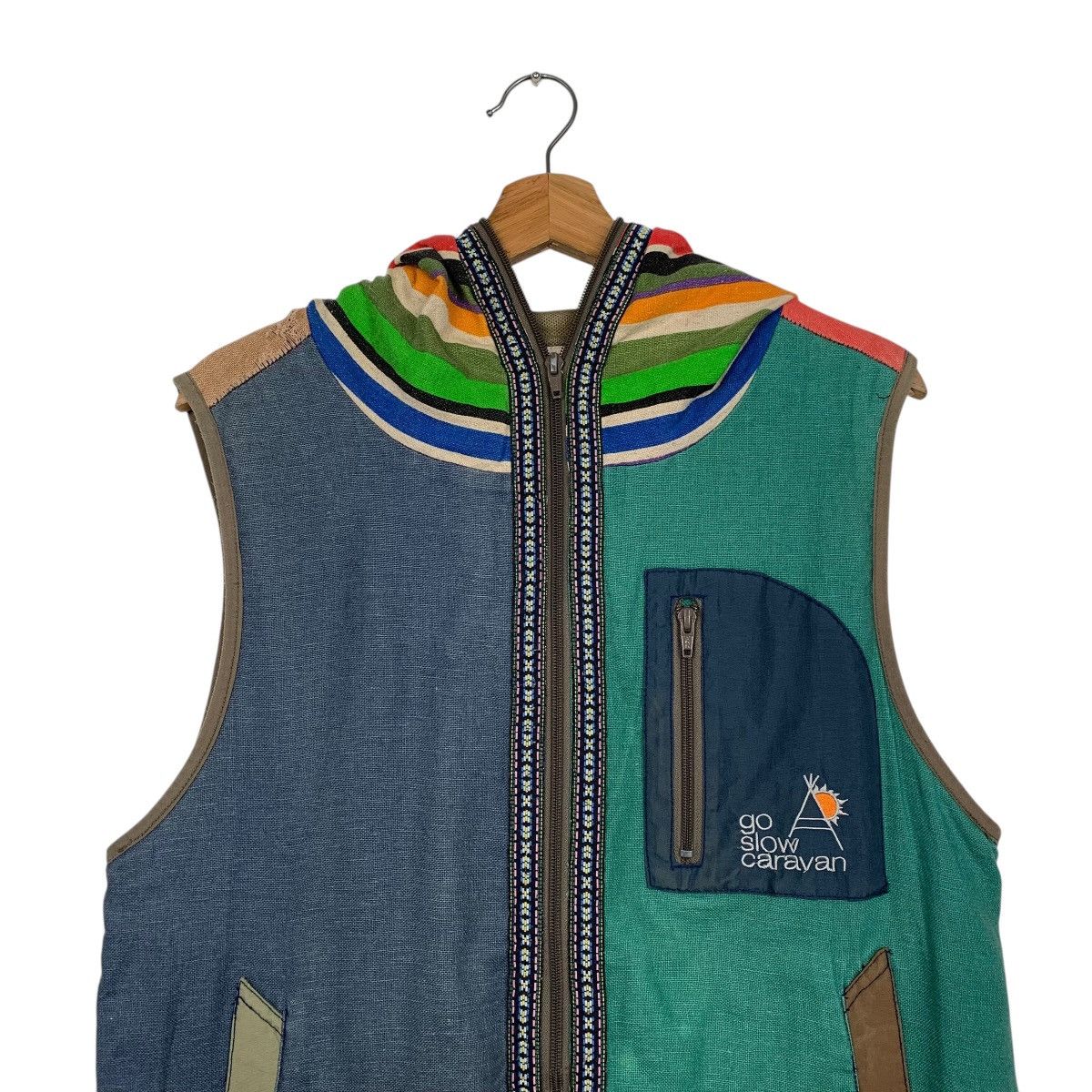 go slow caravan Go Slow Caravan Color Block Vest Size US M / EU 48-50 / 2 - 2 Thumbnail