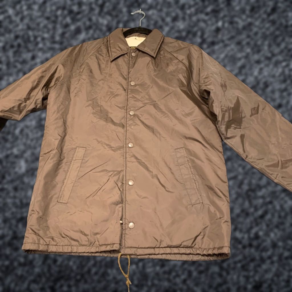 Vintage VINTAGE Richman Brothers Windbreaker Jacket Mens Small Brown Snap Front Outdoor Size US S / EU 44-46 / 1 - 1 Thumbnail