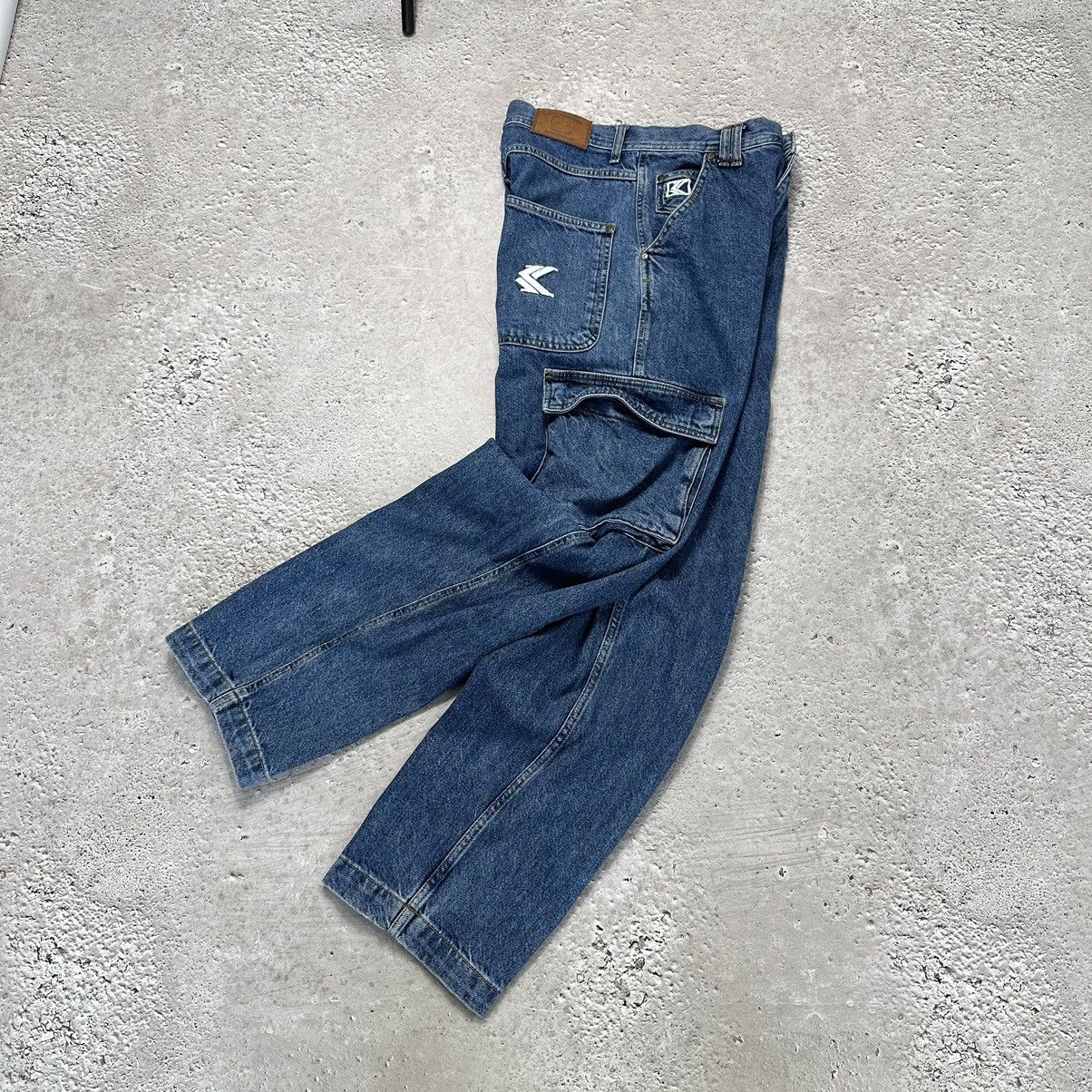 image of Vintage Karl Kani Y2K Cargo Denim Jeans Mens 30