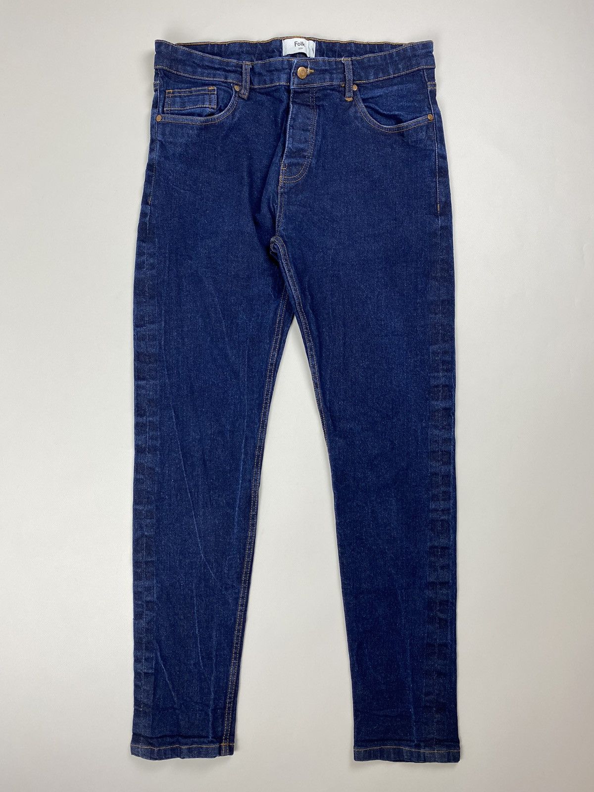 Folk Folk men’s Selvedge Denim Jeans Size US 34 / EU 50 - 1 Thumbnail