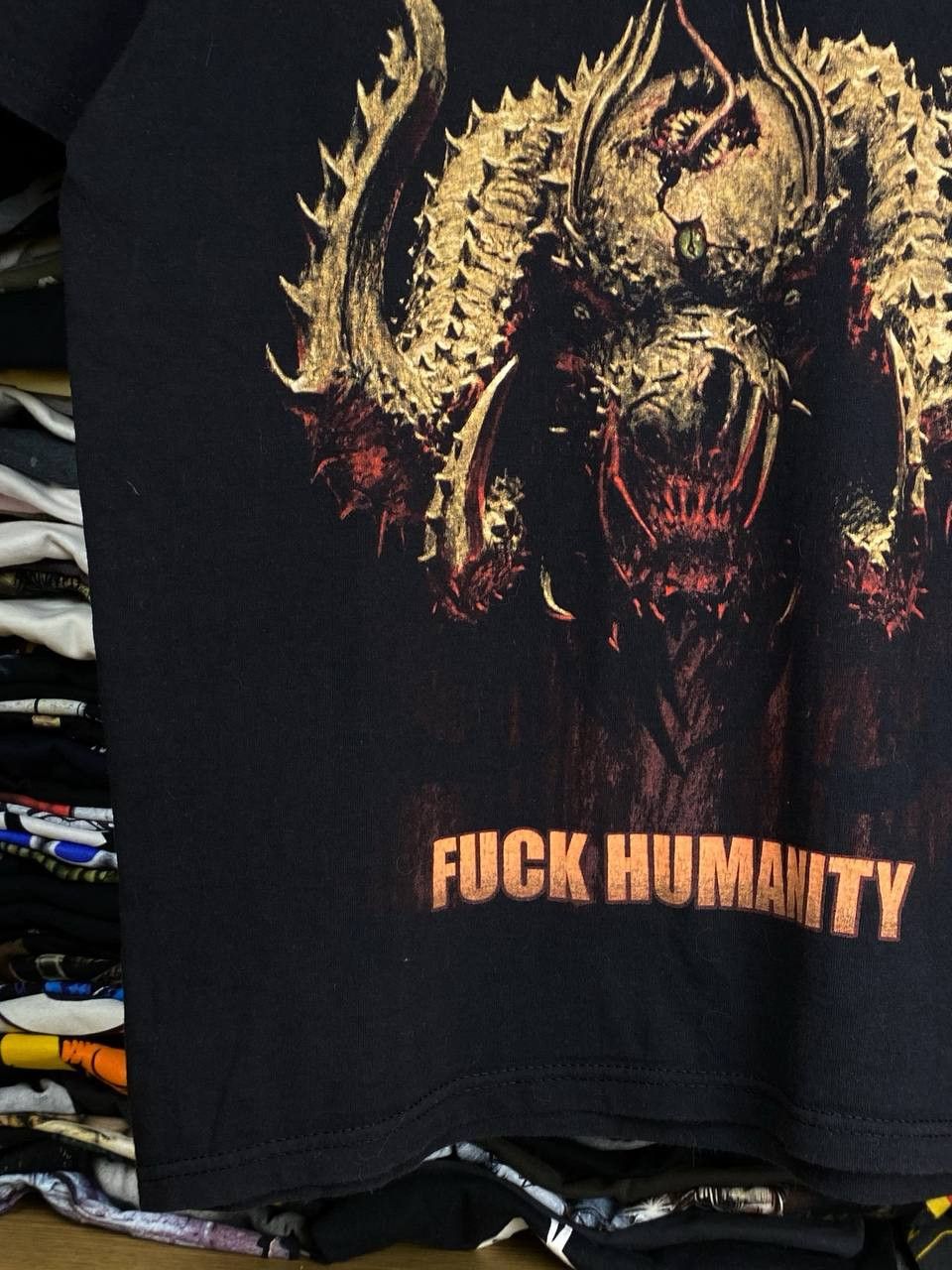 Band Tees Debauchery "Fuck Humanity" 2015 Horror Rock Band Tee Size US L / EU 52-54 / 3 - 6 Thumbnail
