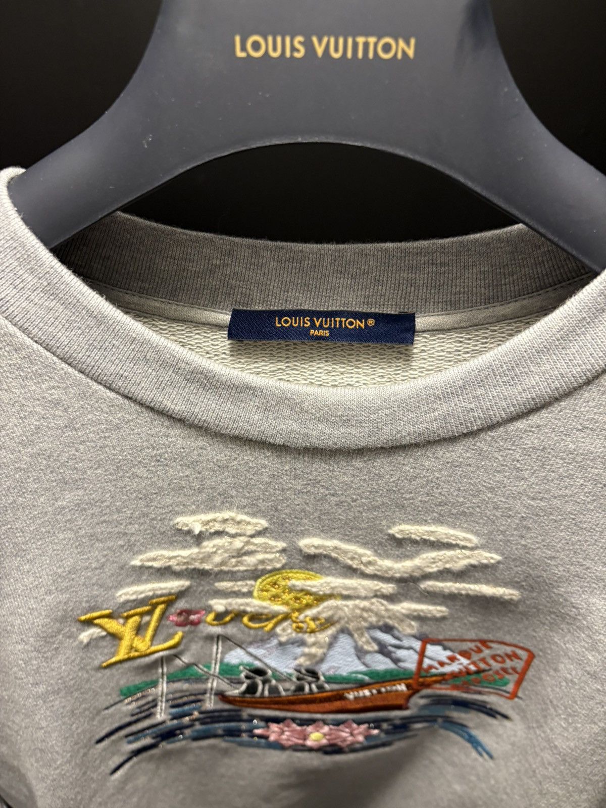 Louis Vuitton Louis Vuitton Embroidered Sweatshirt Size US M / EU 48-50 / 2 - 6 Thumbnail