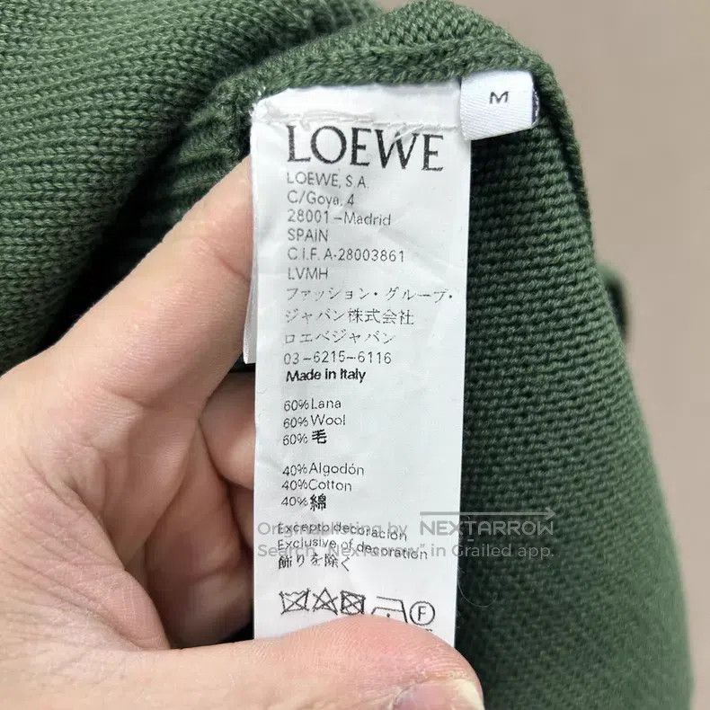 Loewe Loewe Embroidered Letter Wool Knit Sweater Size M / US 6-8 / IT 42-44 - 4 Thumbnail