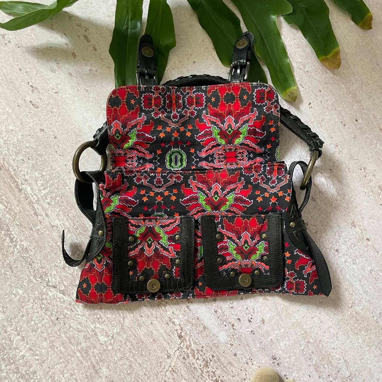 Just Cavalli VINTAGE Y2K JUST CAVALLI CUTE FLOWERS PATTERN MINI BAG Size ONE SIZE - 4 Thumbnail
