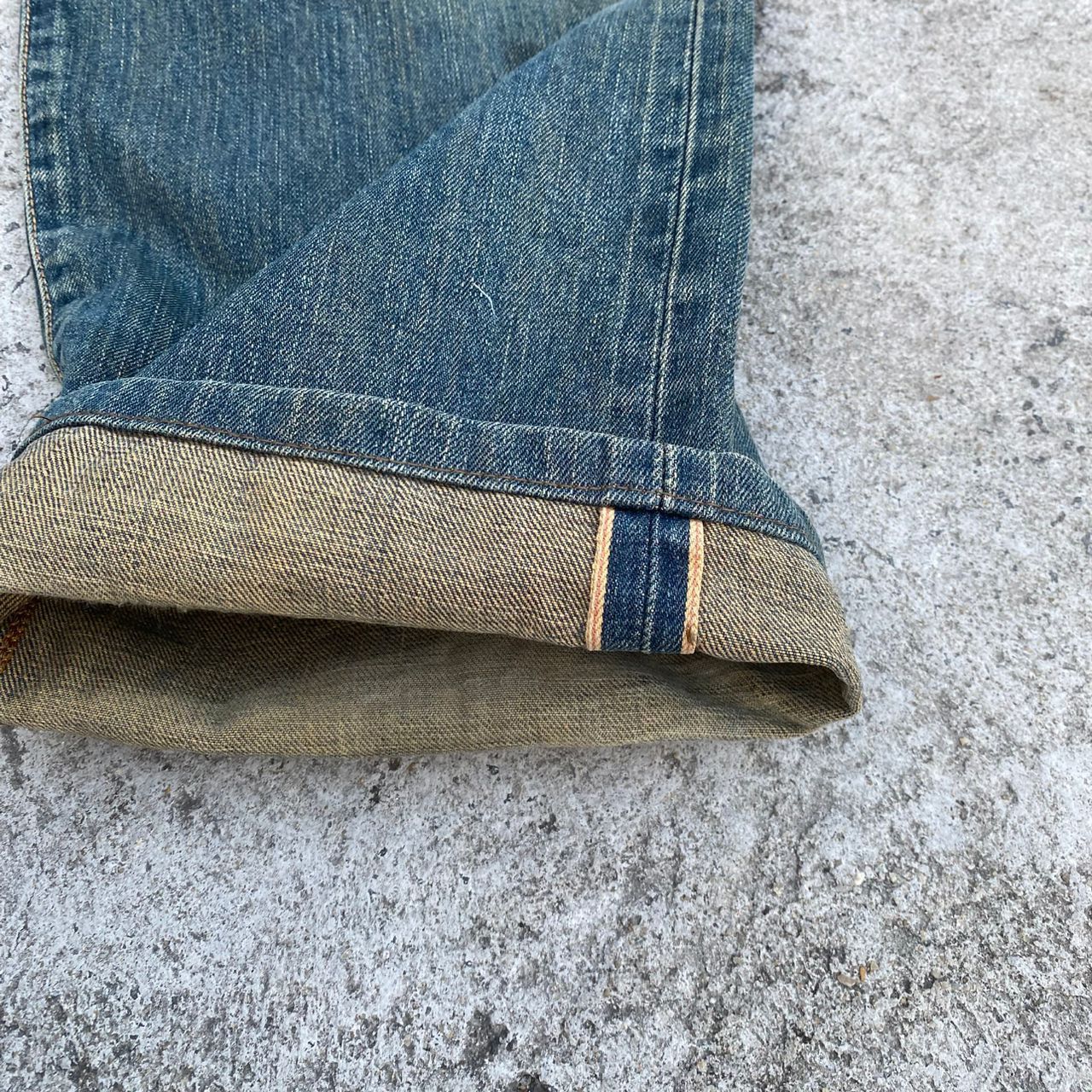Edwin Vintage Edwin 505 Selvegde Redline Distressed Denim Size US 34 / EU 50 - 15 Thumbnail
