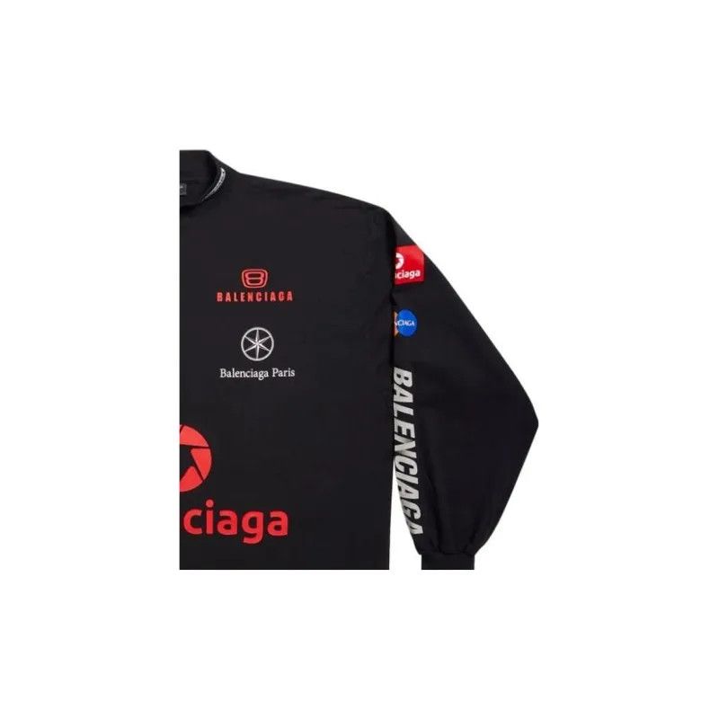 Balenciaga CC000027 Top League Long Sleeve T-Shirt Oversized Size US XL / EU 56 / 4 - 4 Thumbnail