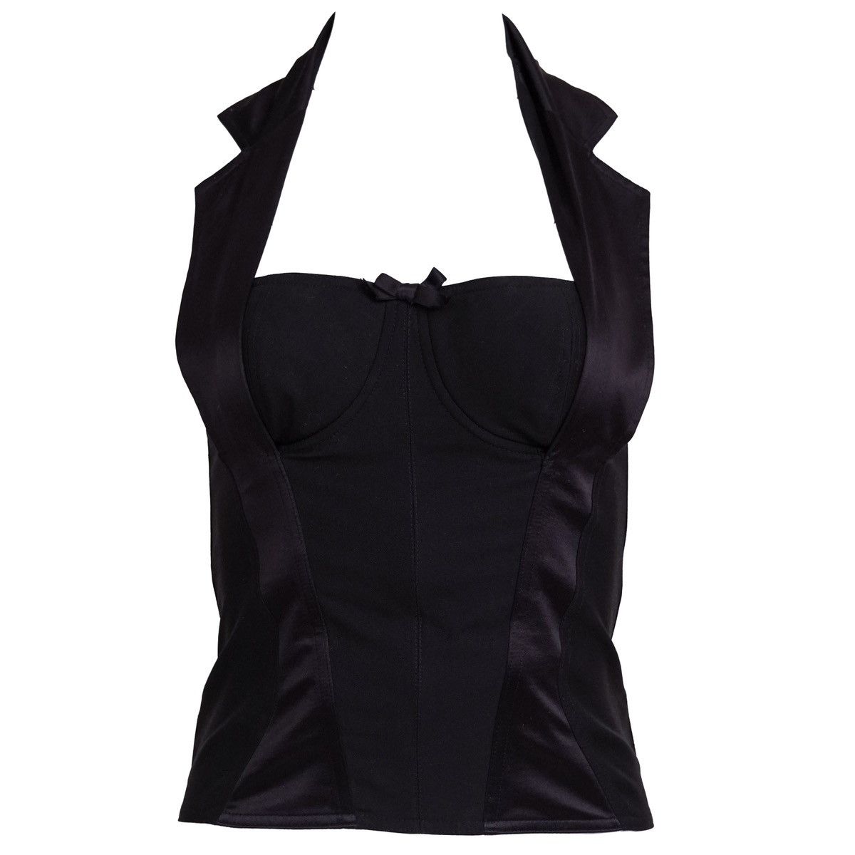 Dior Christian Dior Black 2005 Square Neckline Halter Top Size M / US 6-8 / IT 42-44 - 1 Thumbnail