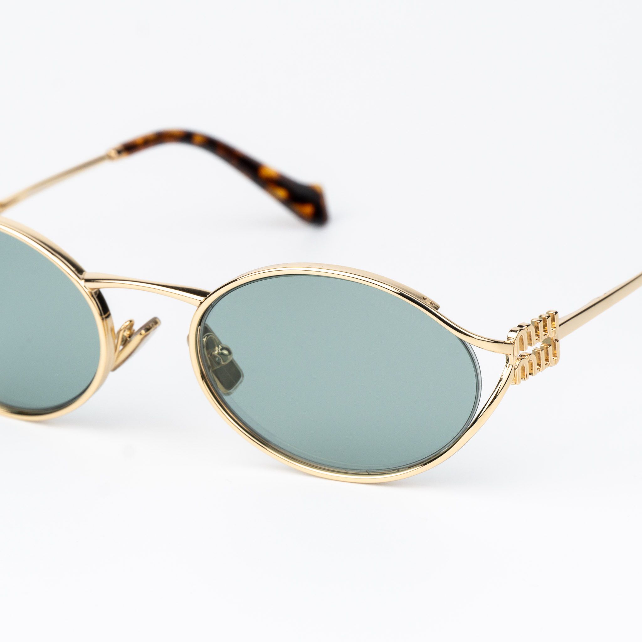 Miu Miu Miu Miu Women Sunglasses LOGO MU52YS 5AK04M NEW AUTHENTIC Size ONE SIZE - 5 Thumbnail