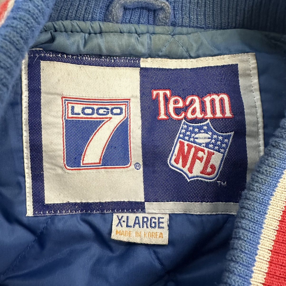 Logo 7 Vintage New York Giants Jacket - 1990s Logo 7 Wool - Size XL Size US XL / EU 56 / 4 - 3 Thumbnail