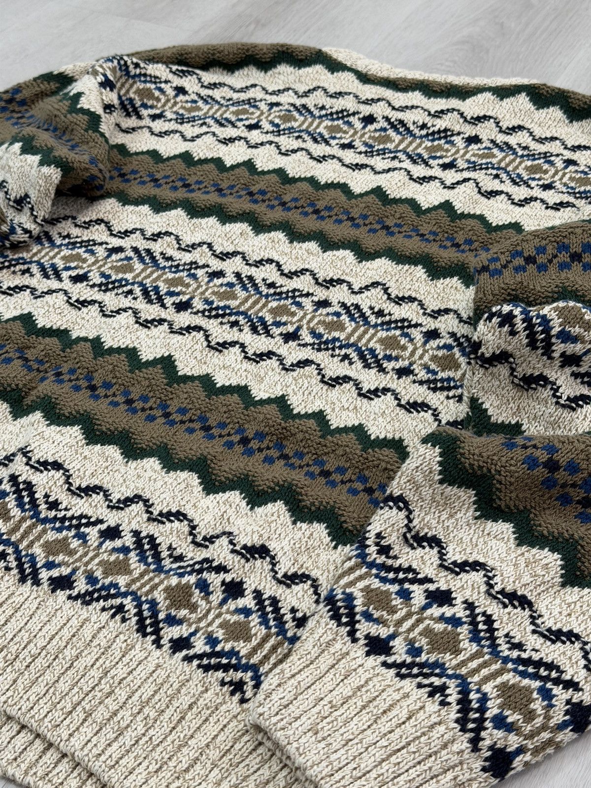 Chaps Ralph Lauren Vintage 90s Chaps Ralph Lauren 3D Cable Knit Sweater L USA Size US L / EU 52-54 / 3 - 10 Thumbnail