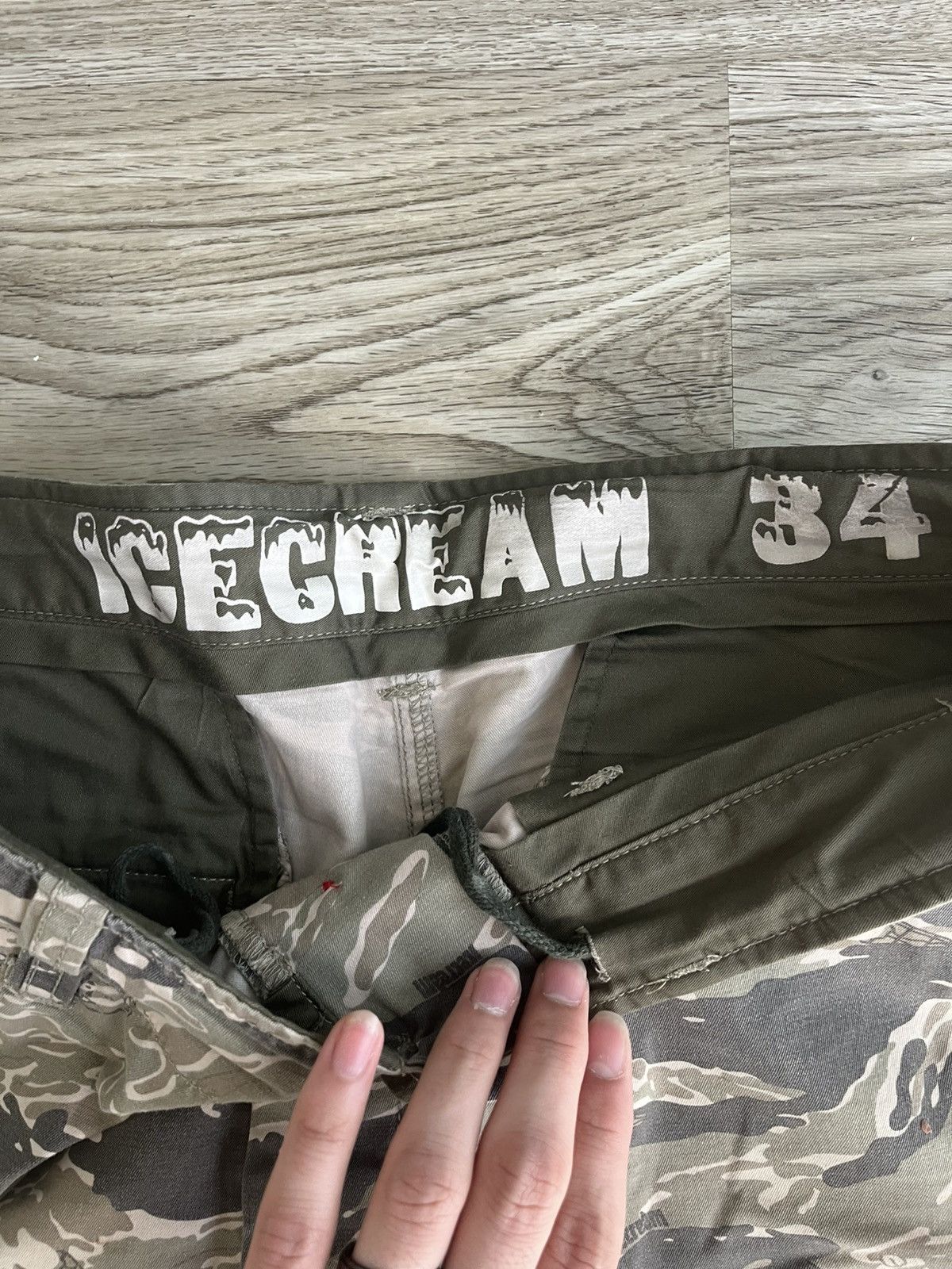 Icecream Ice Cream Camo Cargo Pant Size US 34 / EU 50 - 3 Thumbnail