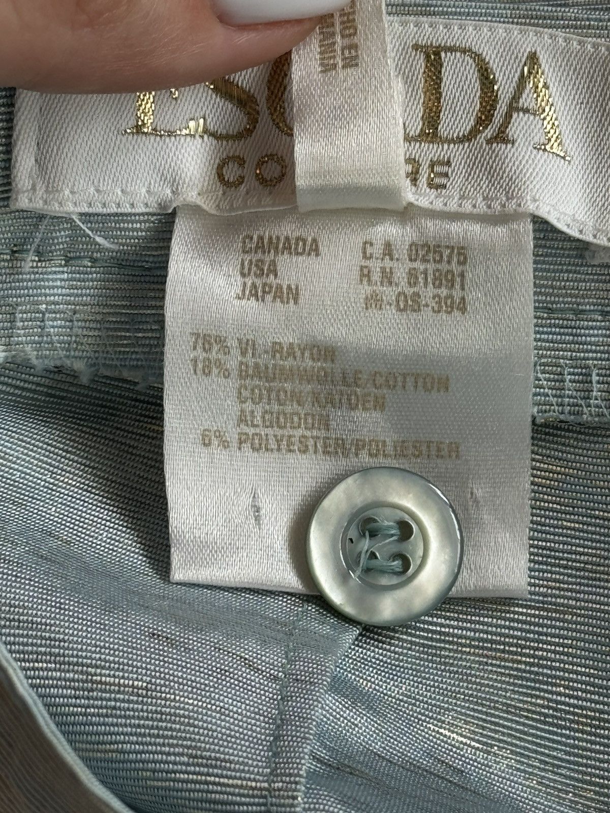 Escada Escada Couture 1990s archive vintage shining satin pants Size 26" / US 2 / IT 38 - 5 Thumbnail