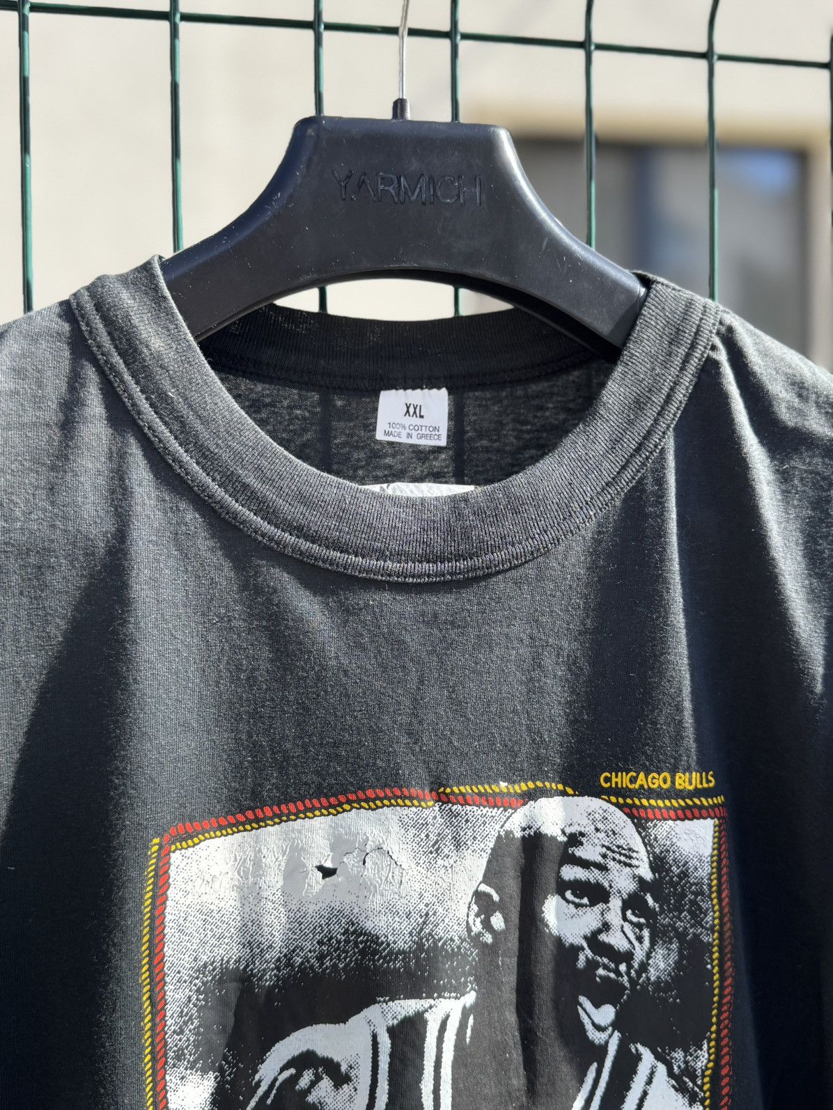 Vintage Vintage 90s Chicago Bulls Michael Jordan Tee Single Stitch Size US XL / EU 56 / 4 - 7 Thumbnail