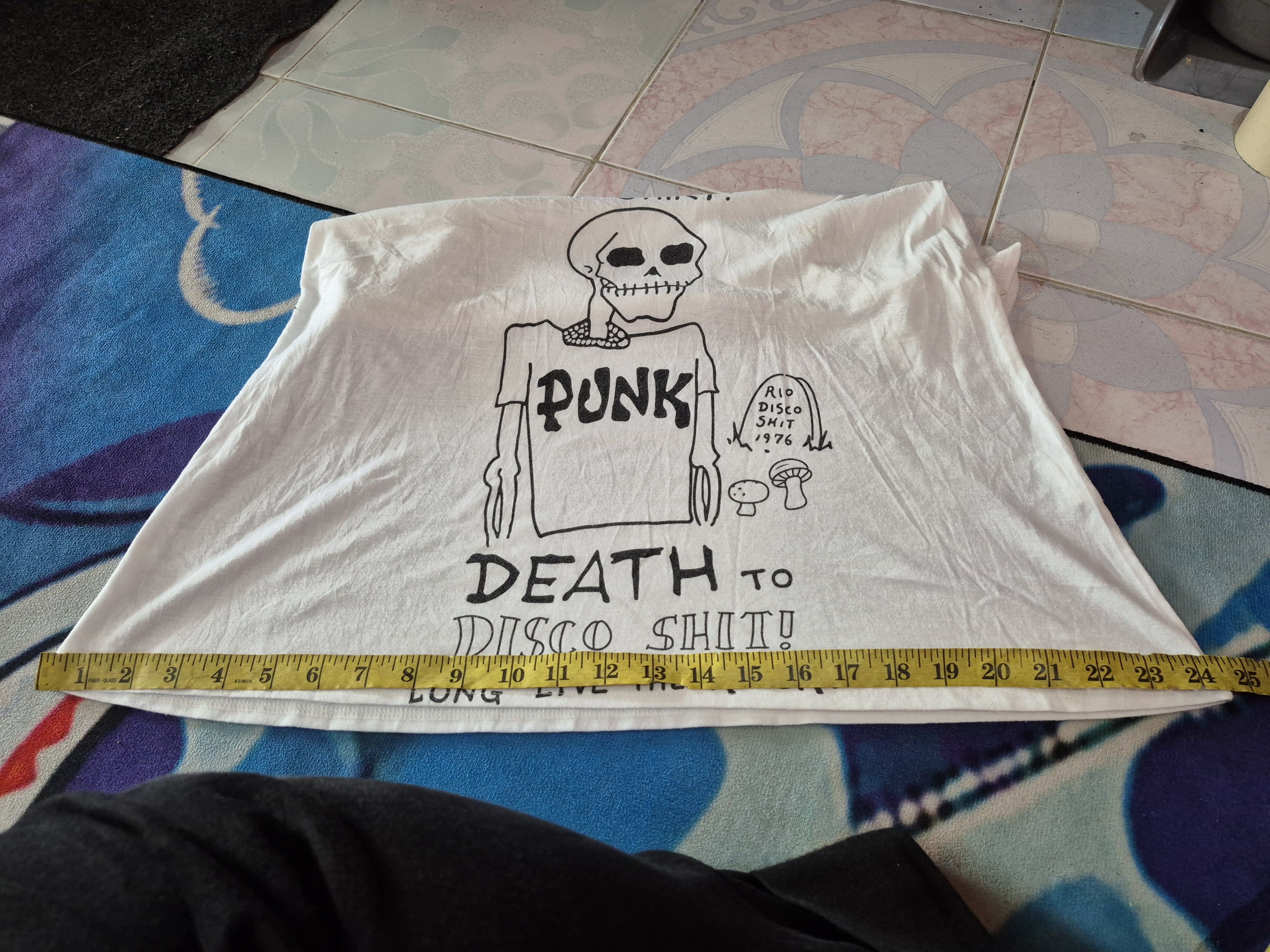 Japanese Brand 🔥 Be A Punk Rip Disco Shit Tee Size M / US 6-8 / IT 42-44 - 7 Thumbnail