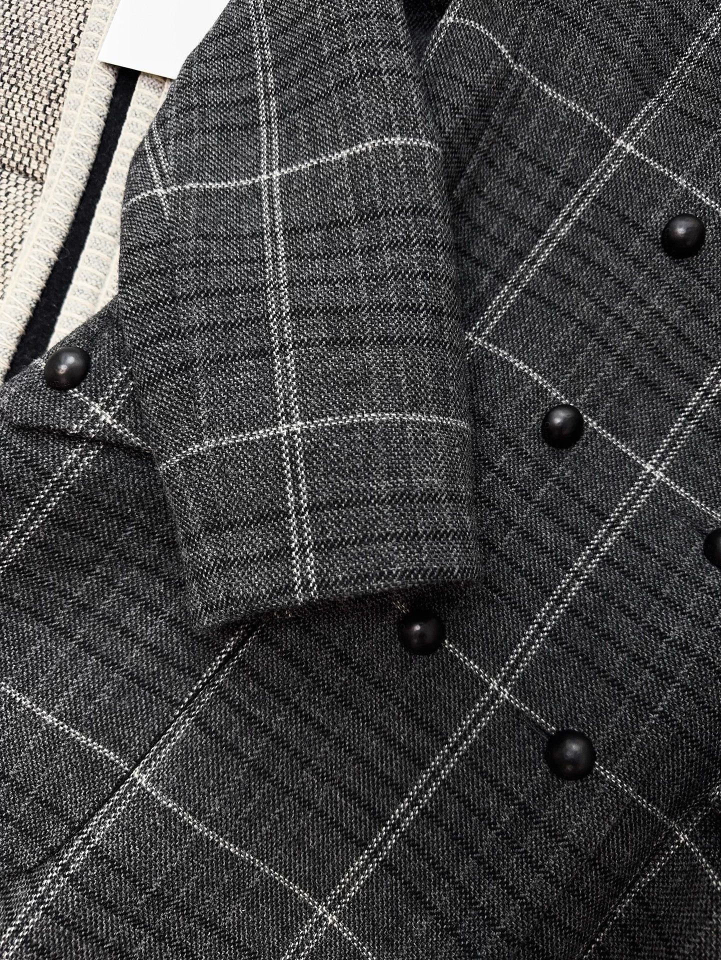 Dior Dior Lapel D/B Gray Glencheck Big Pocket Mid-L 42 Size M / US 6-8 / IT 42-44 - 5 Thumbnail